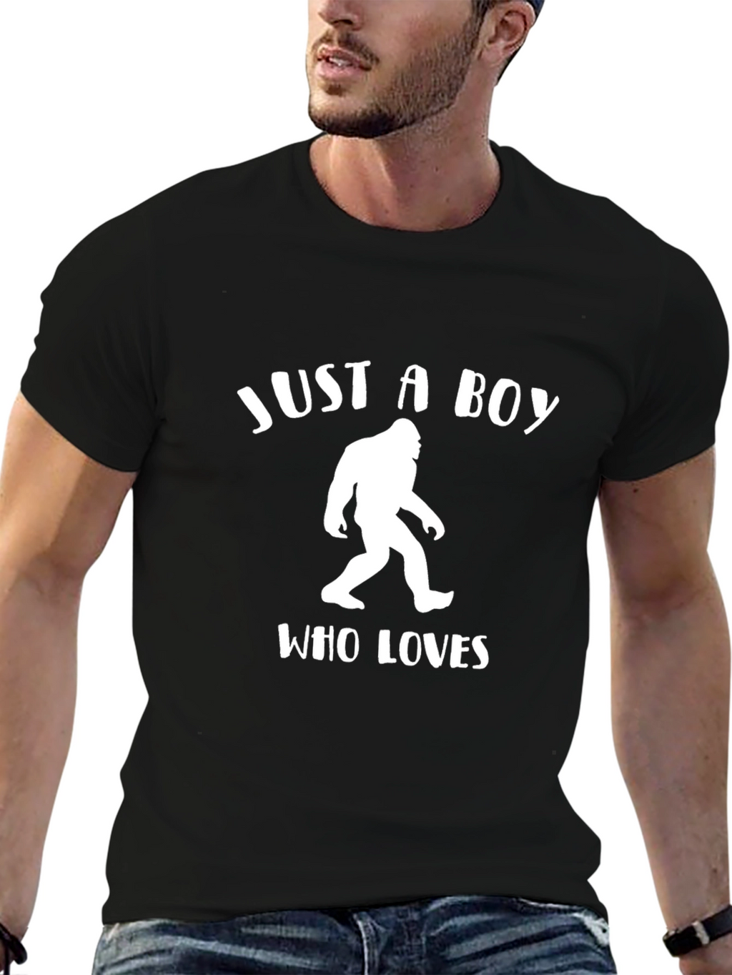 Just A Boy Who Loves Sasquatch T-Shirt