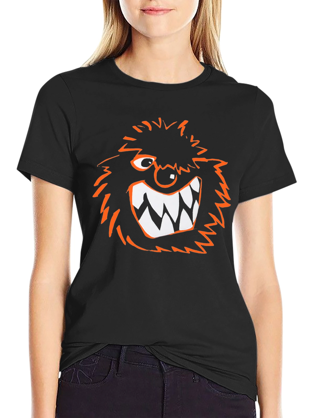 Monster Graphic Tee - Black T-Shirt