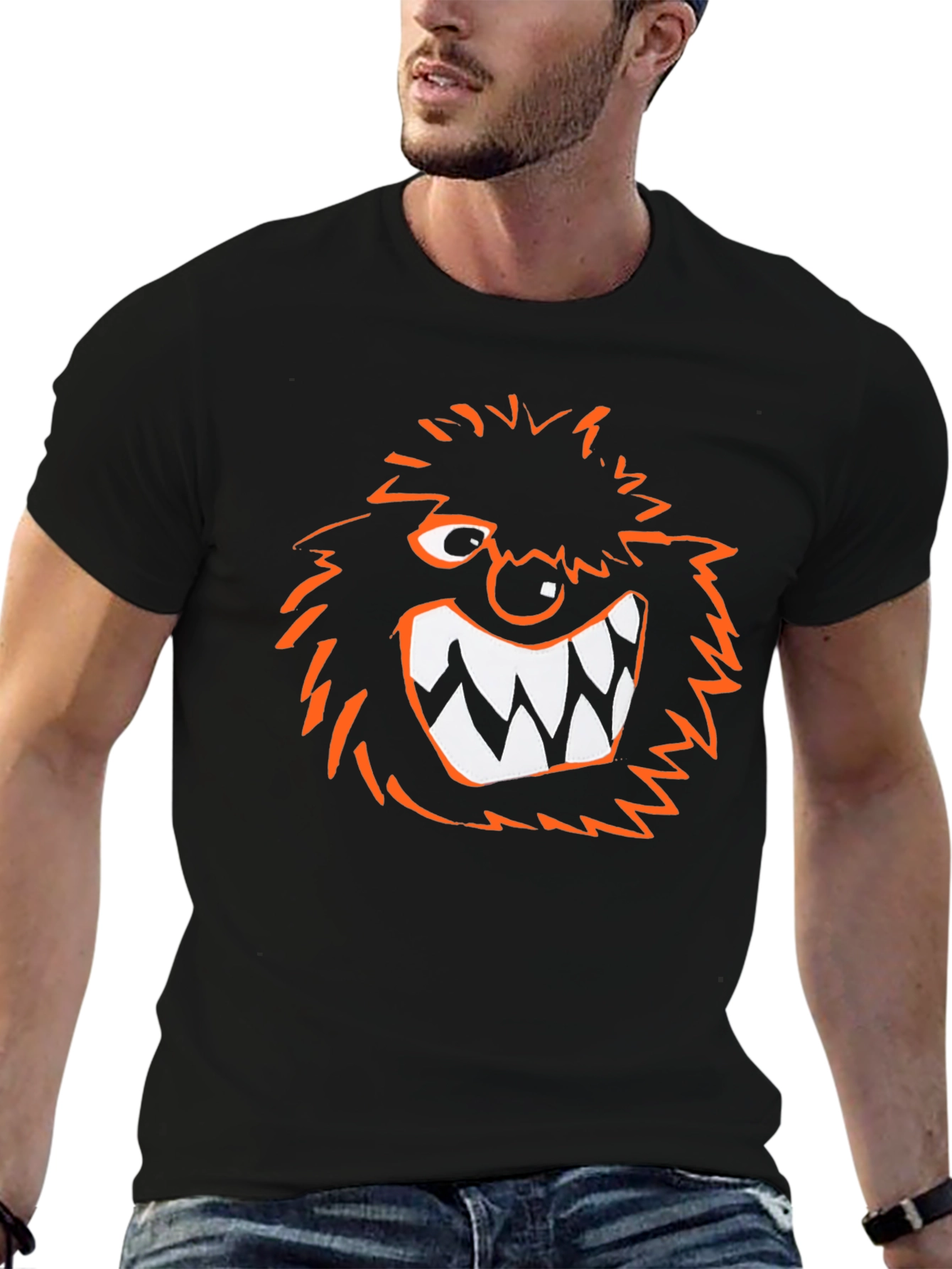 Monster Graphic Tee - Black T-Shirt