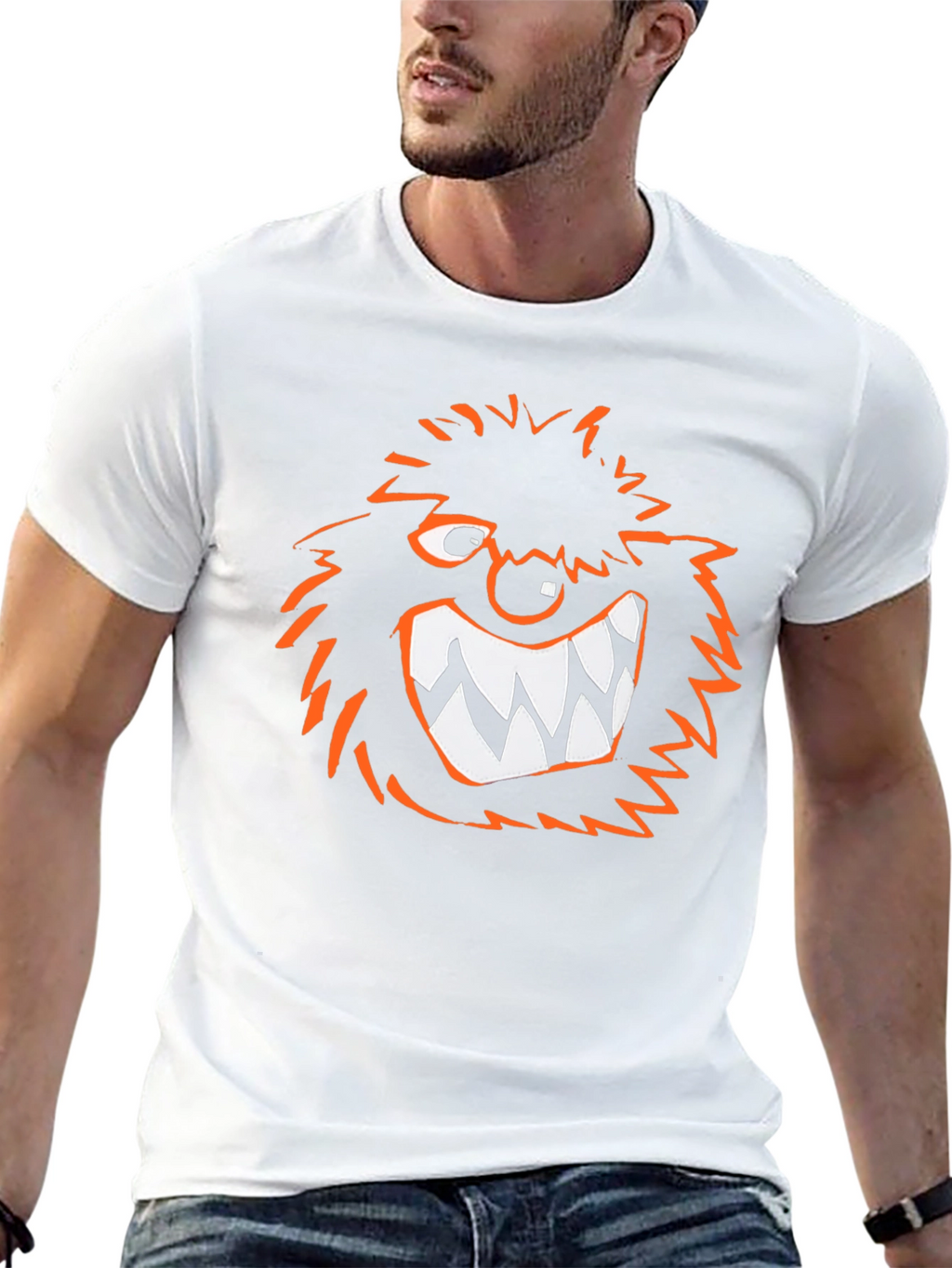 Monster Graphic Tee - Black T-Shirt