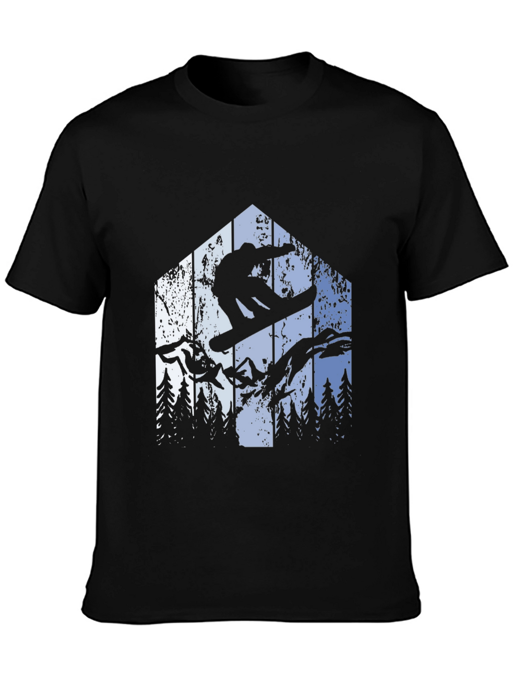 Snowboarding T-Shirt - Mountain Adventure Tee