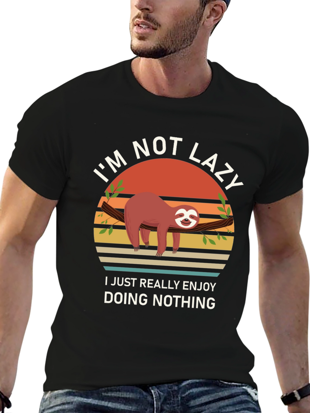 Im Not Lazy Sloth Graphic T-Shirt