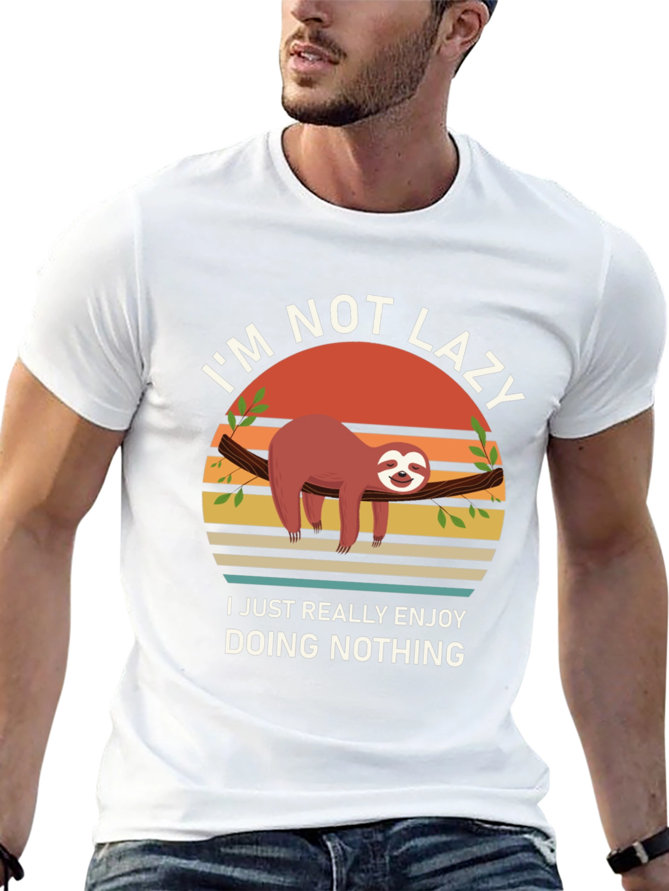 Im Not Lazy Sloth Graphic T-Shirt