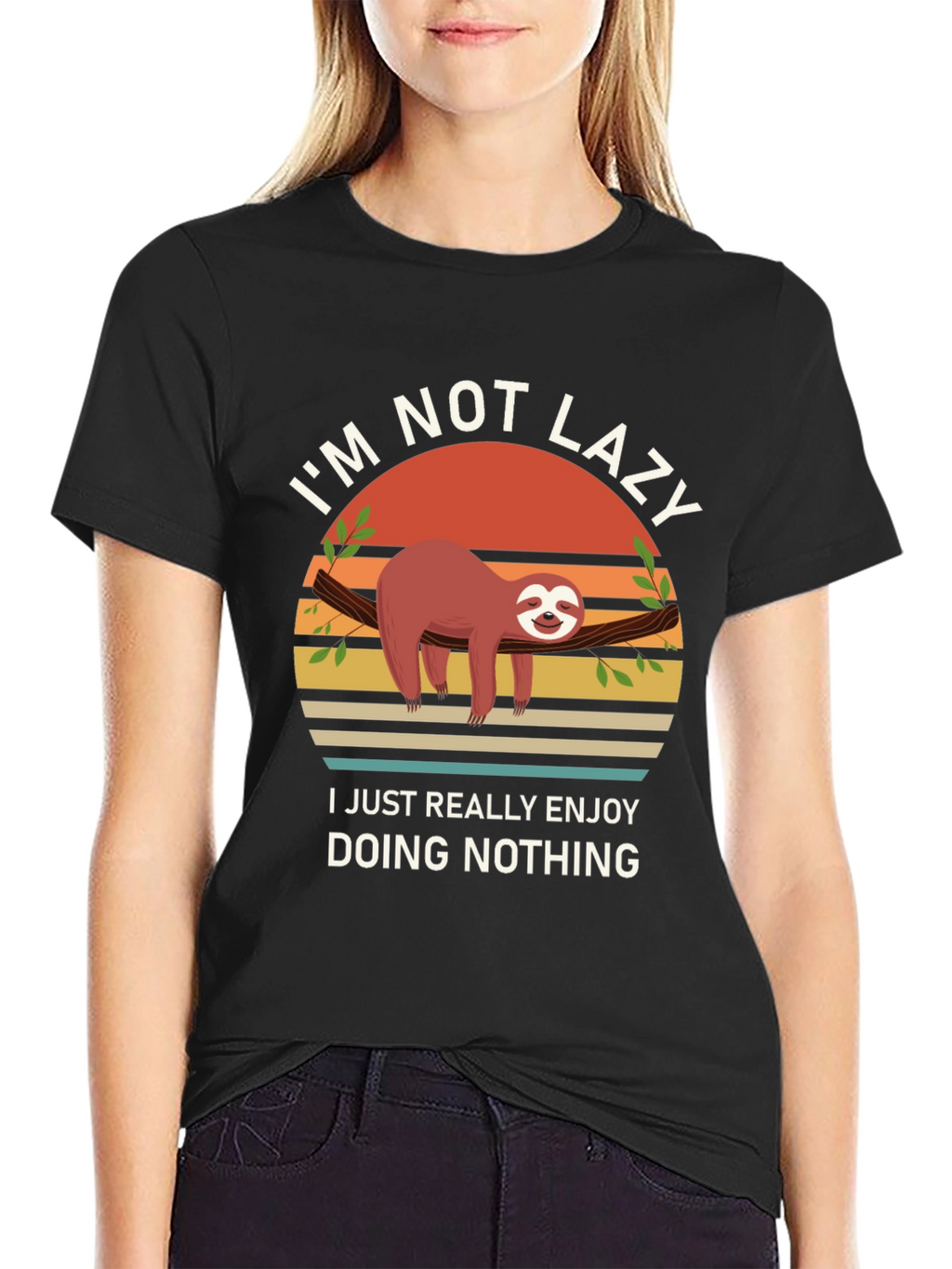 Im Not Lazy Sloth Graphic T-Shirt
