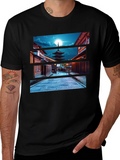Japanese Pagoda Night T-Shirt