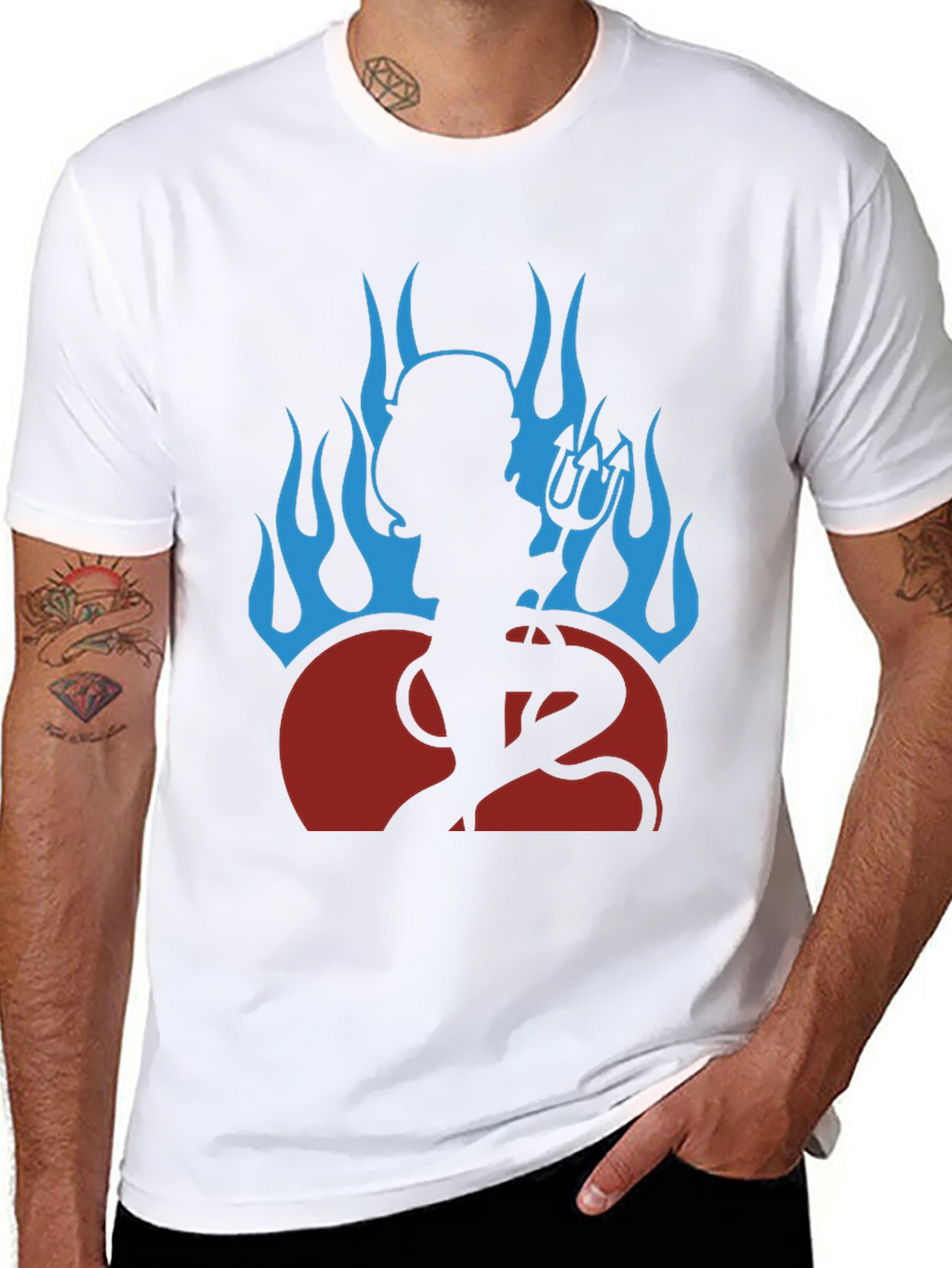 Devil Girl Graphic Tee - Black
