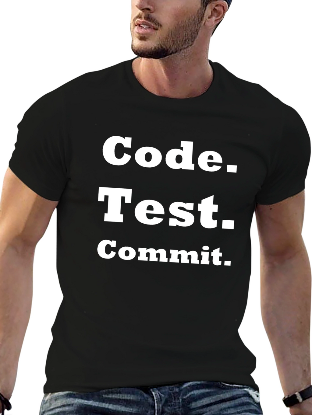 Code Test Commit Programmer T-Shirt