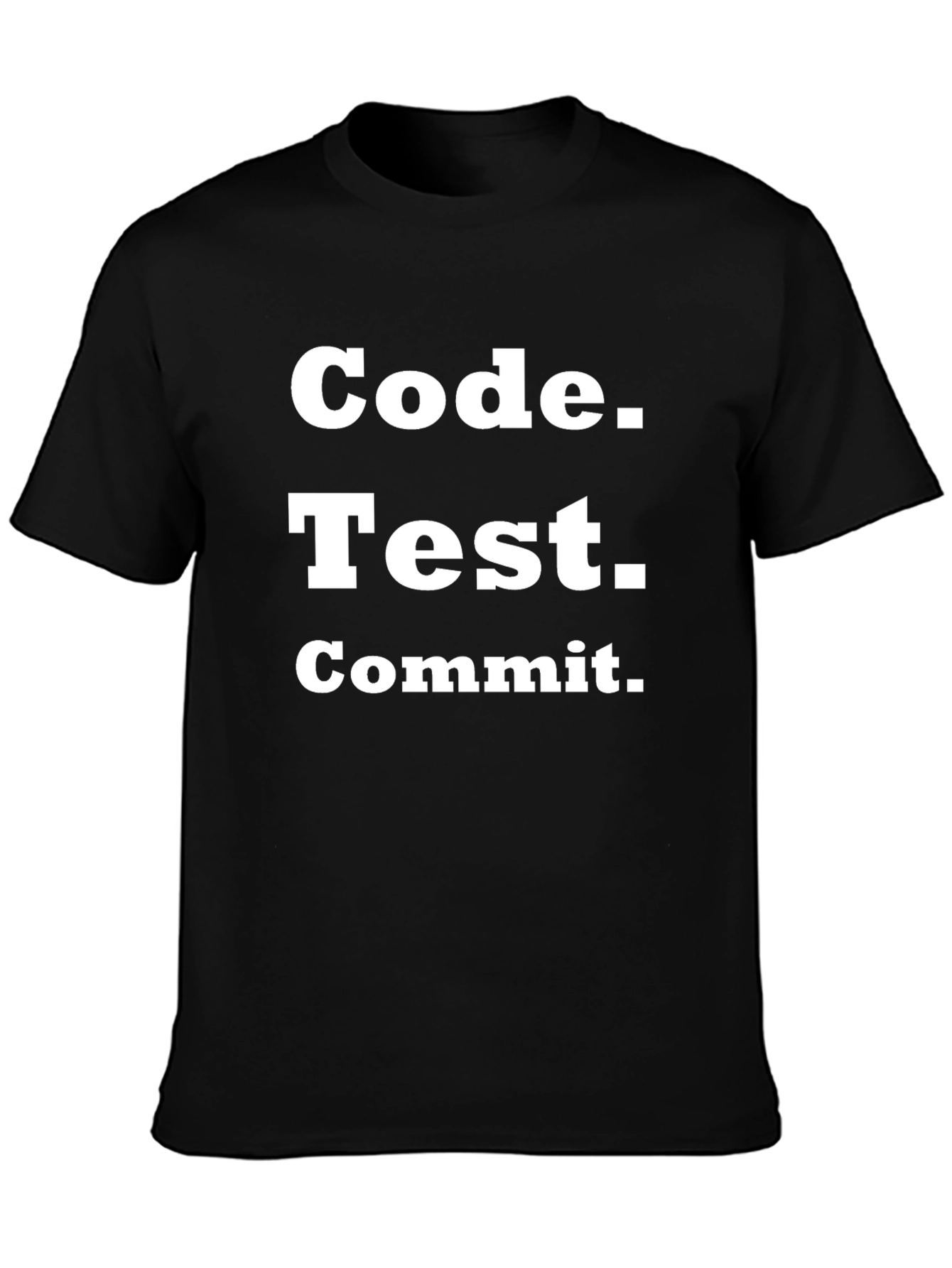 Code Test Commit Programmer T-Shirt