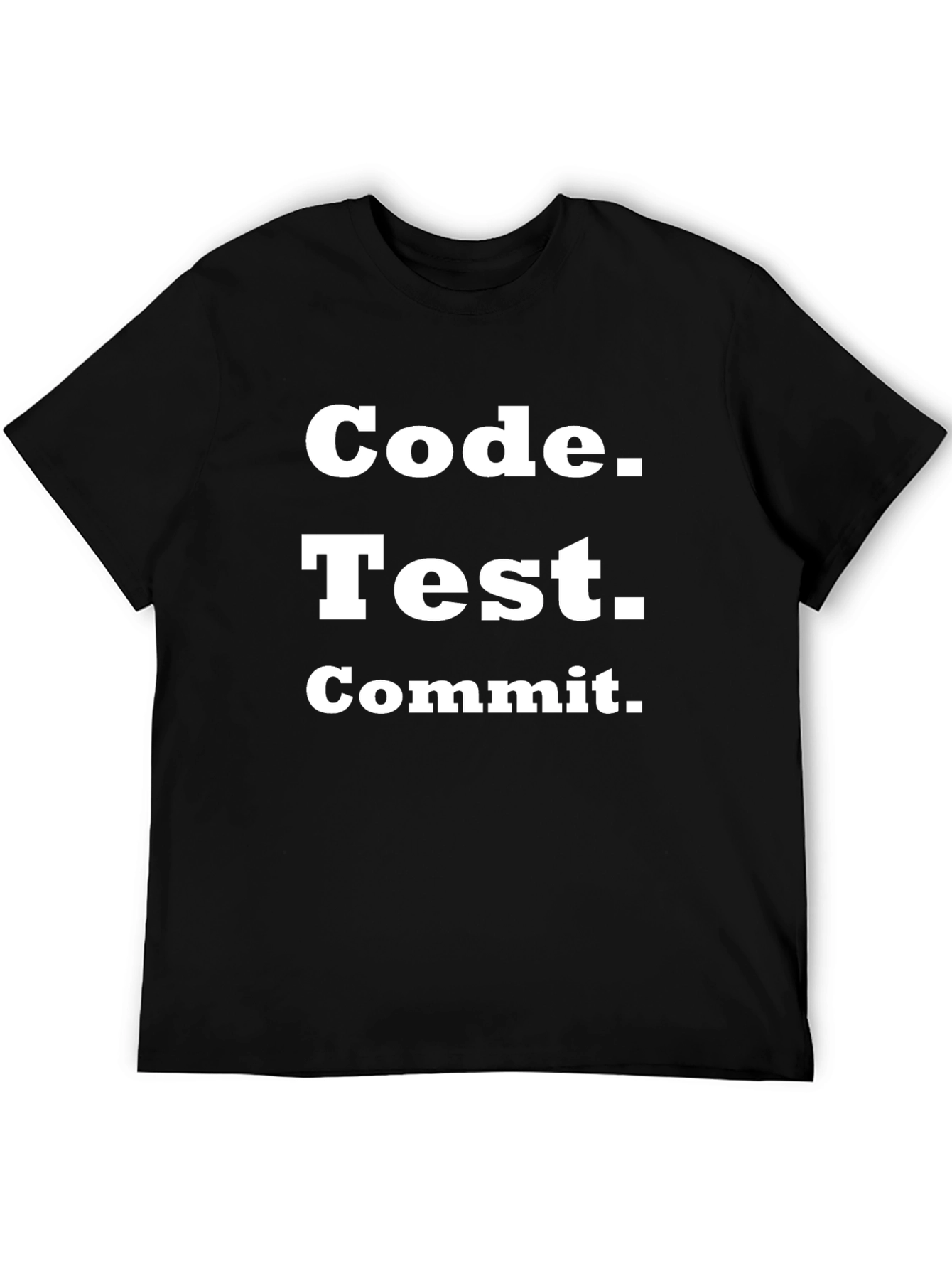 Code Test Commit Programmer T-Shirt