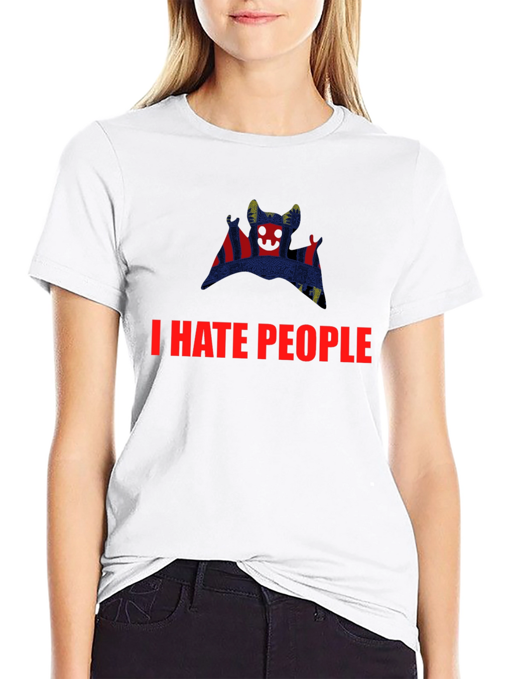 I HATE PEOPLE Graphic Tee - Unique Design