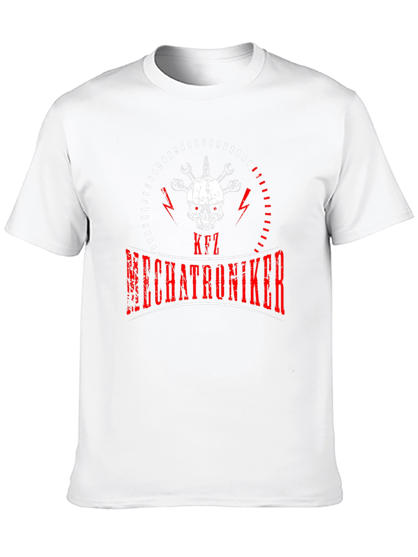 KFZ Mechatroniker Skull T-Shirt - Mechanic Tee