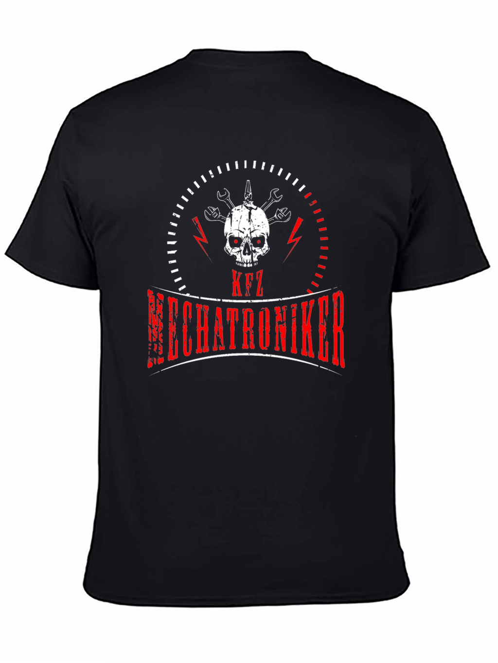 KFZ Mechatroniker Skull T-Shirt - Mechanic Tee