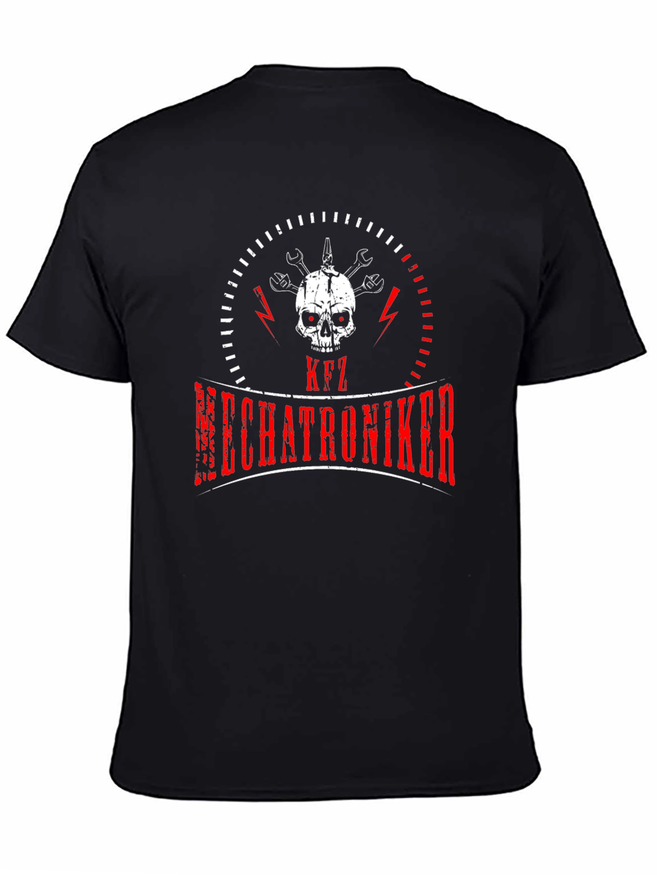 KFZ Mechatroniker Skull T-Shirt - Mechanic Tee
