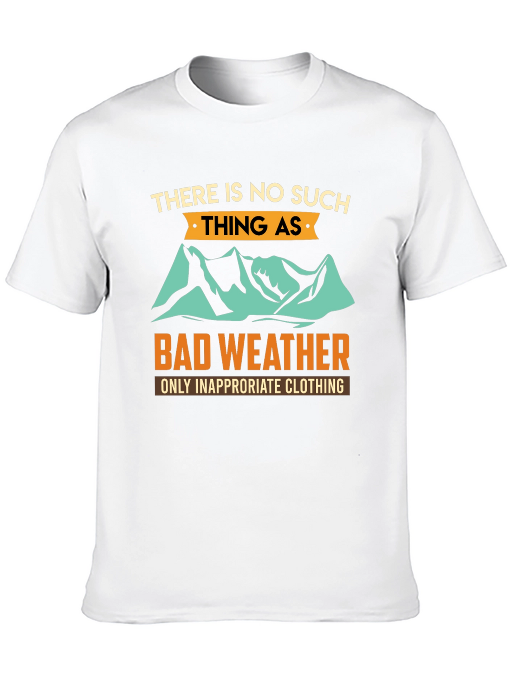 Bad Weather Graphic Tee - Outdoor Adventure Shirt