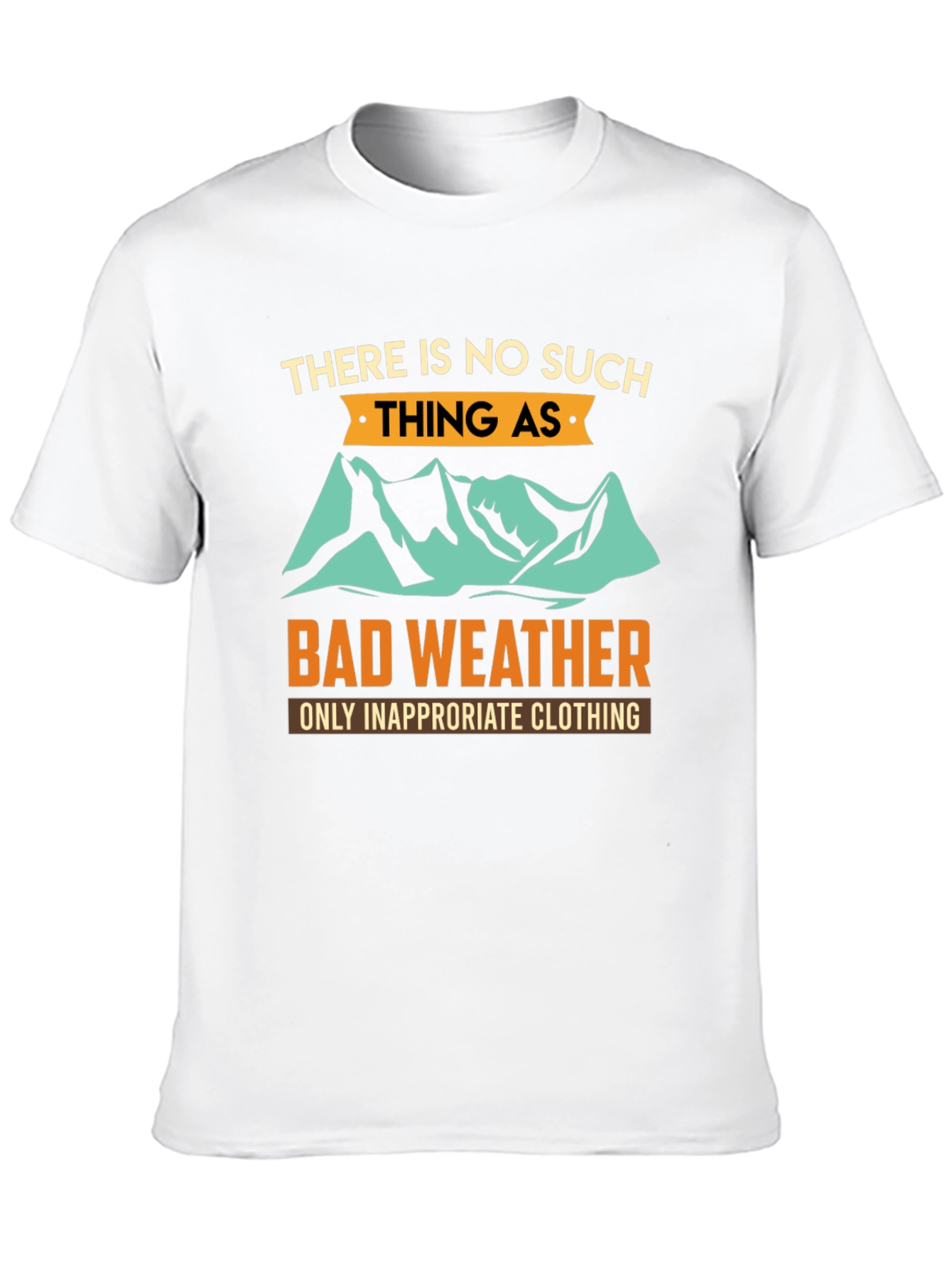 Bad Weather Graphic Tee - Outdoor Adventure Shirt