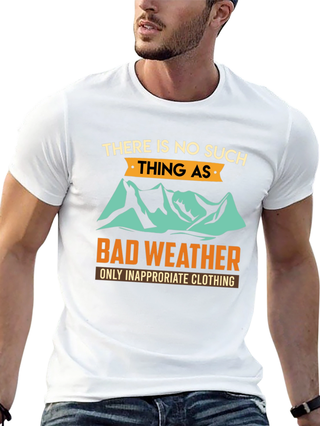 Bad Weather Graphic Tee - Outdoor Adventure Shirt