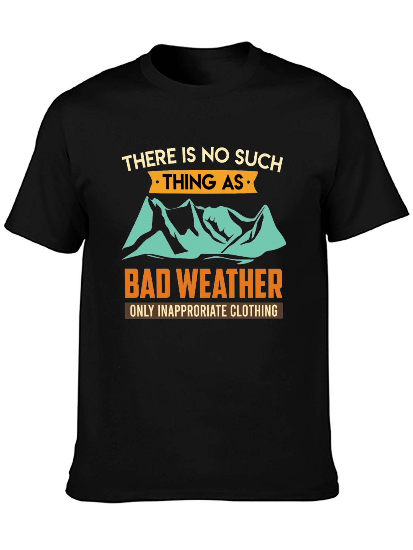 Bad Weather Graphic Tee - Outdoor Adventure Shirt