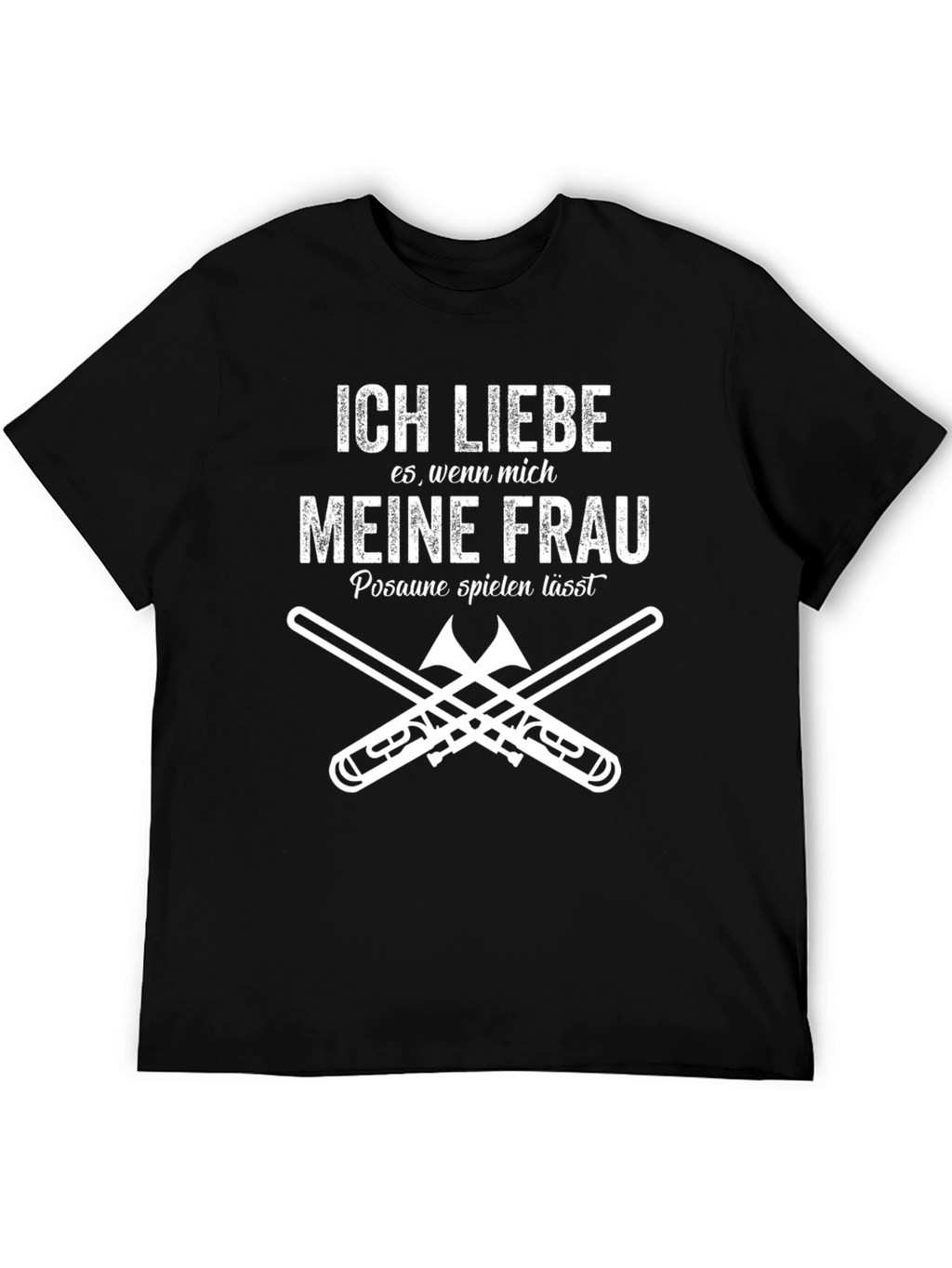 I Love My Wife Trombone Player Mens T-Shirt