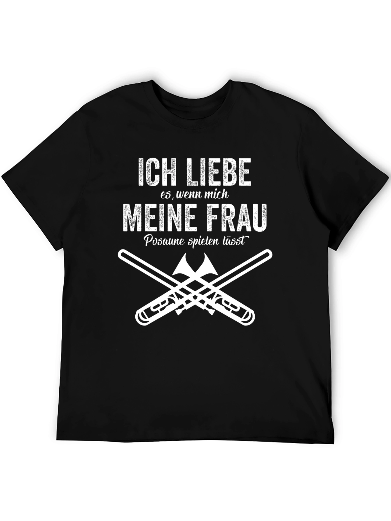 I Love My Wife Trombone Player Mens T-Shirt