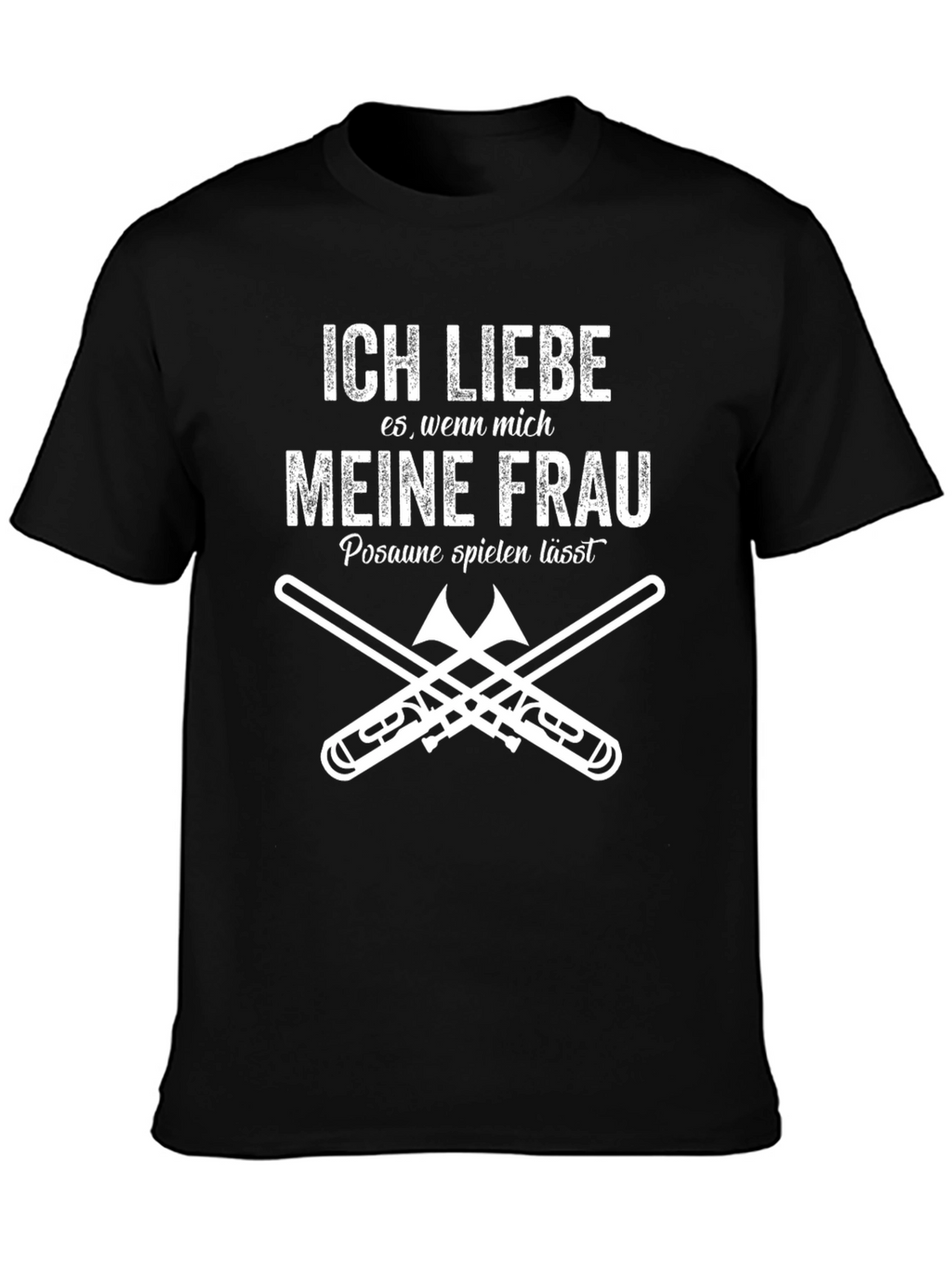 I Love My Wife Trombone Player Mens T-Shirt