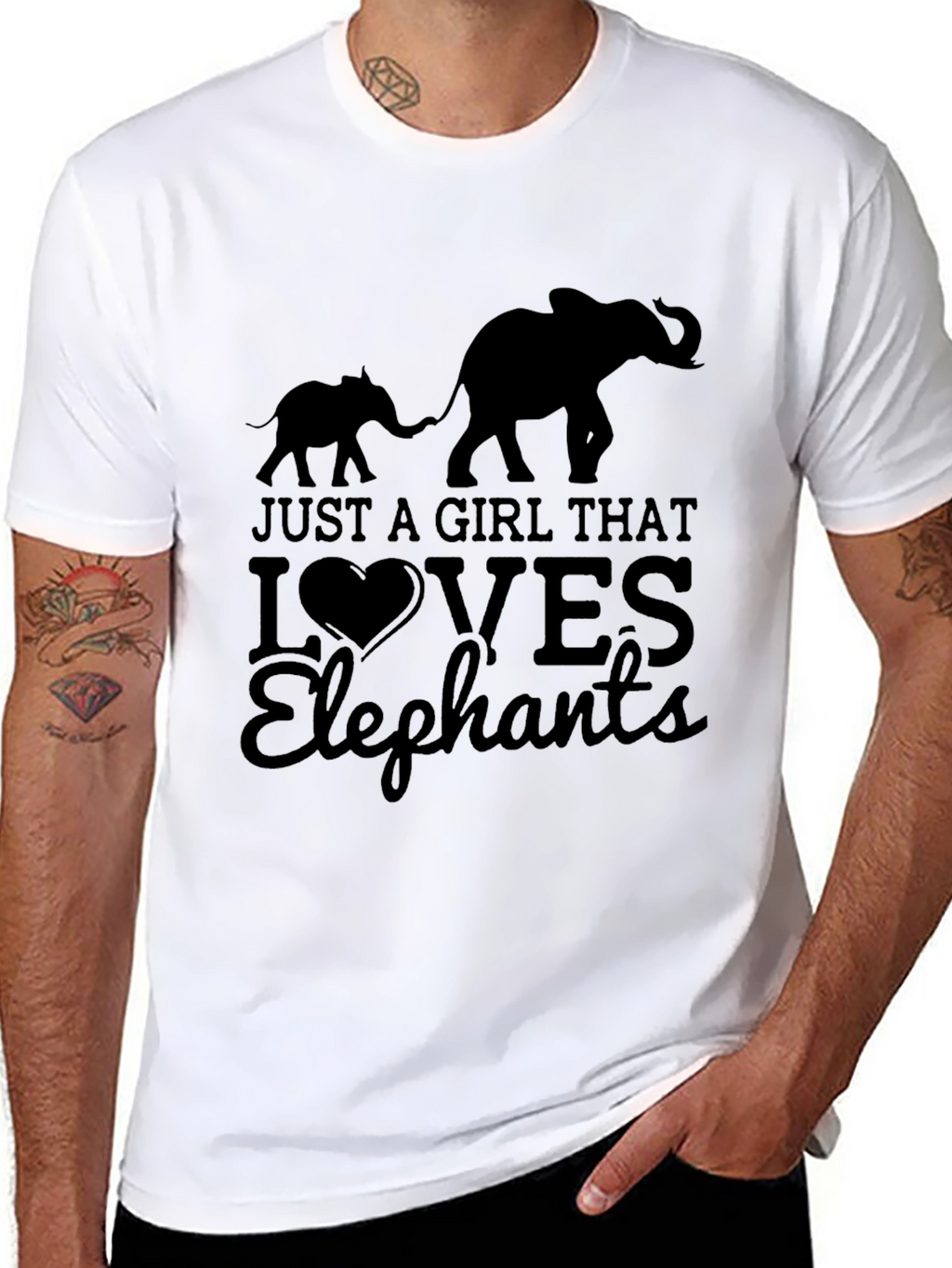 Elephant Lover Graphic Tee
