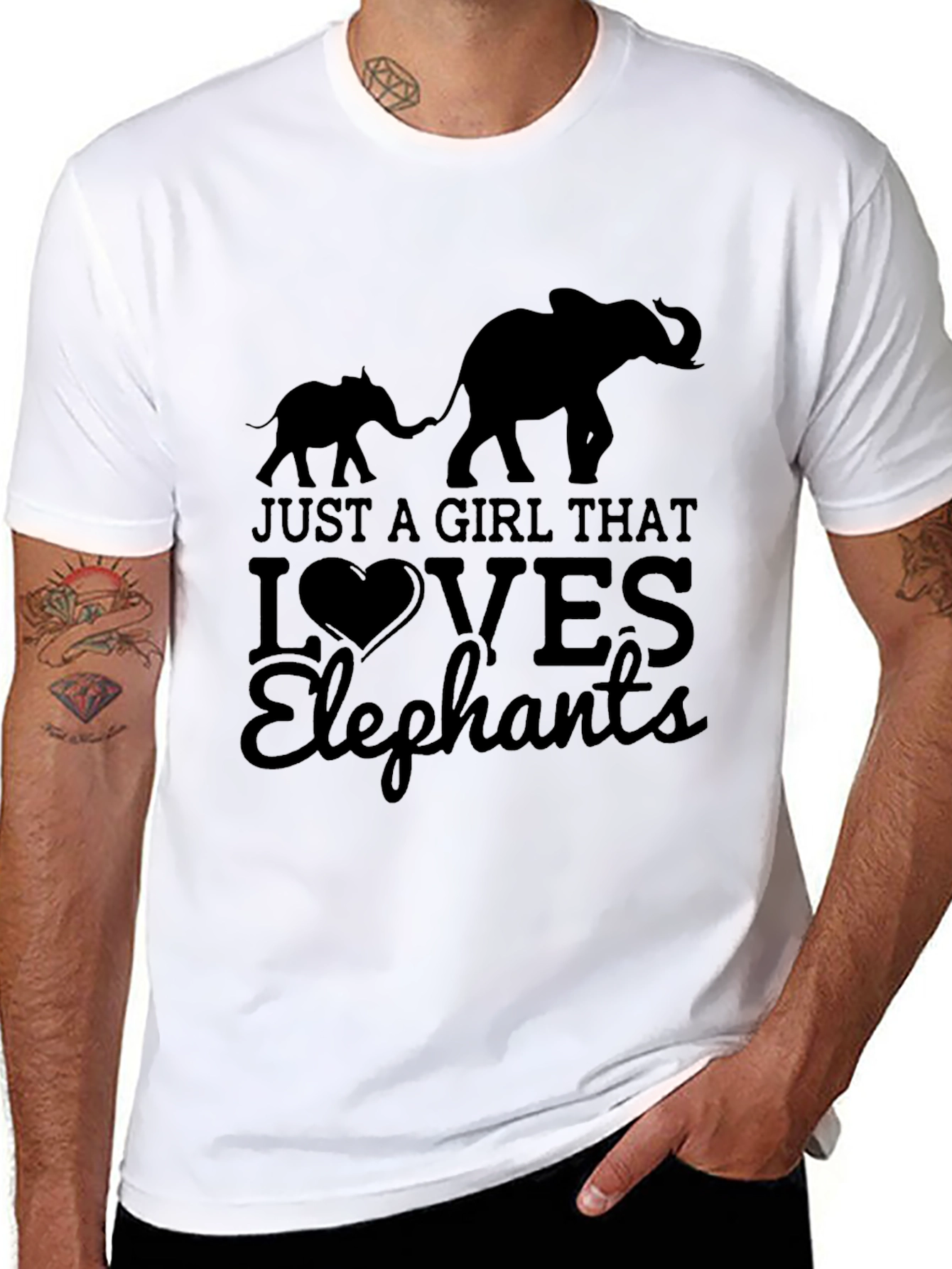 Elephant Lover Graphic Tee