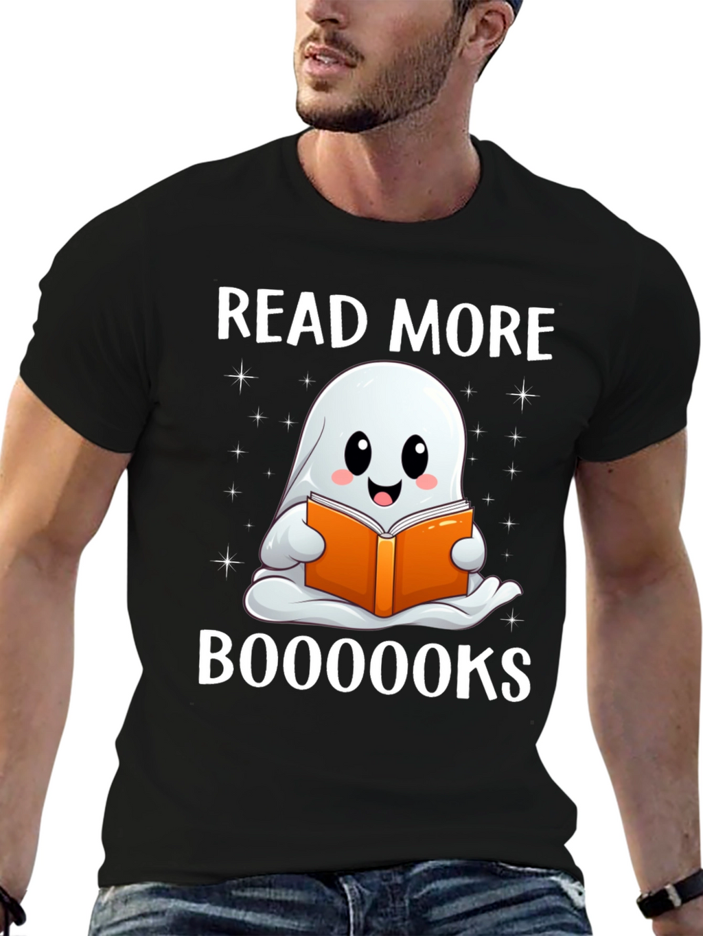 Read More Booooks Halloween Ghost T-Shirt