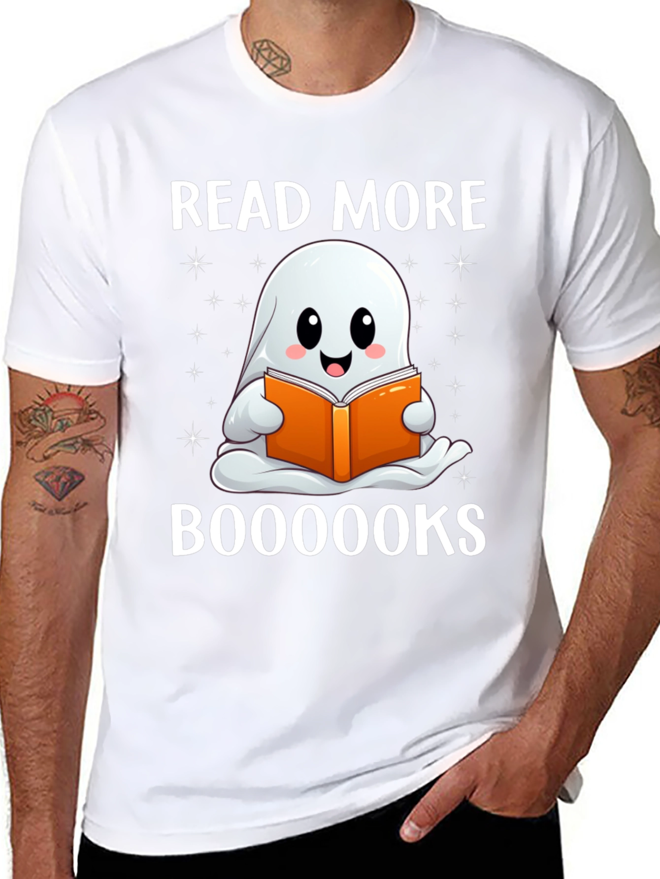 Read More Booooks Halloween Ghost T-Shirt