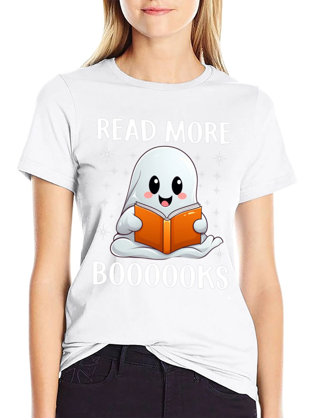 Read More Booooks Halloween Ghost T-Shirt