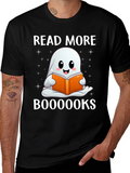 Read More Booooks Halloween Ghost T-Shirt
