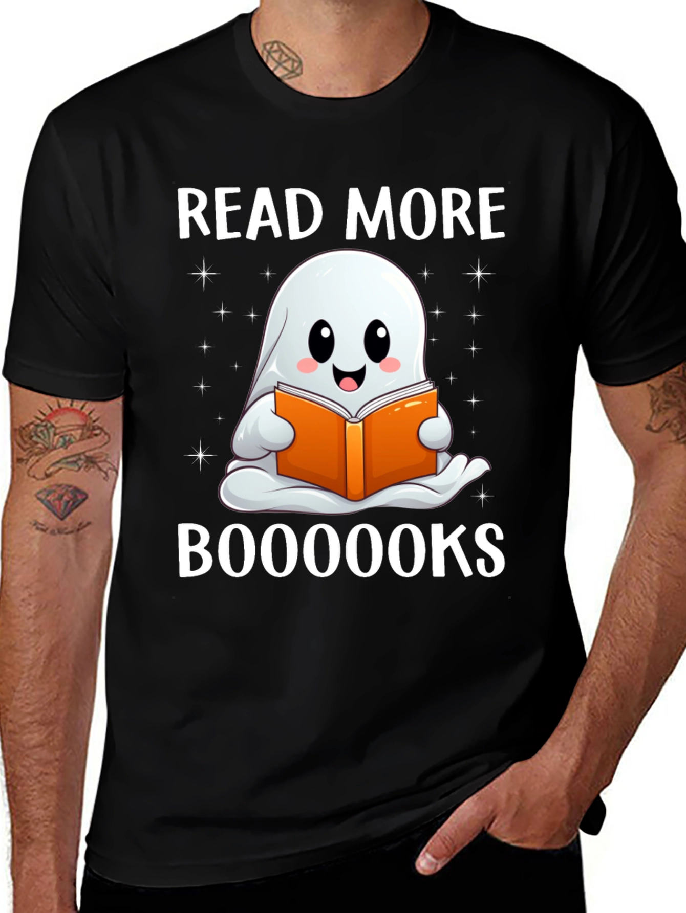 Read More Booooks Halloween Ghost T-Shirt