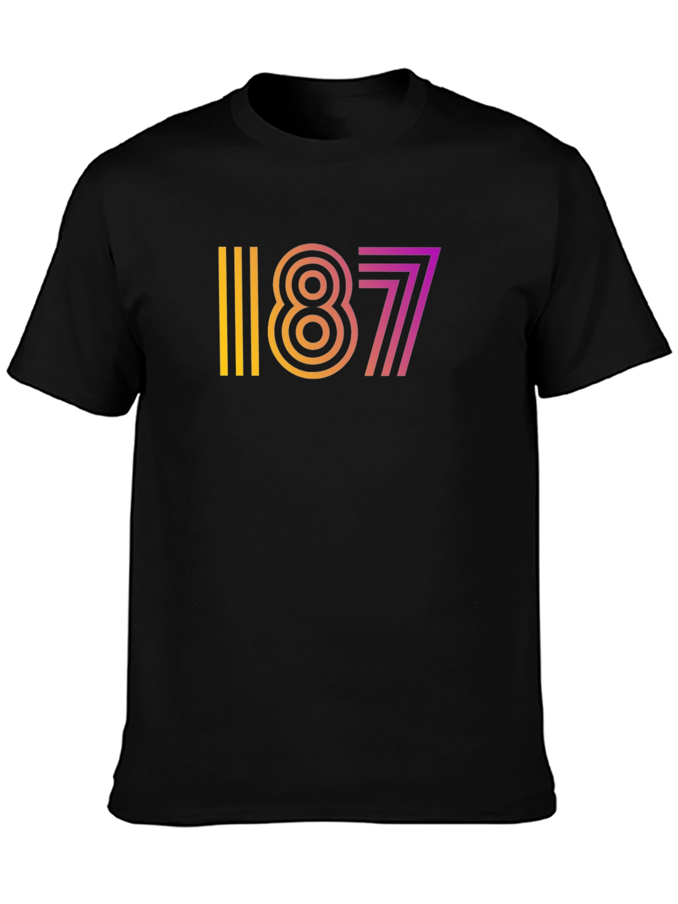 Retro Gradient 1877 Graphic Tee