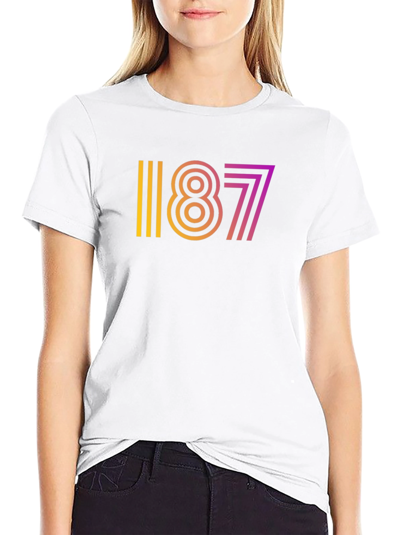 Retro Gradient 1877 Graphic Tee