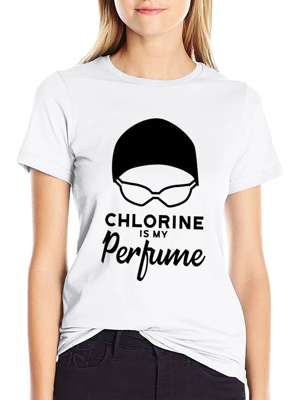 Chlorine is My Perfume Swimmers T-Shirt