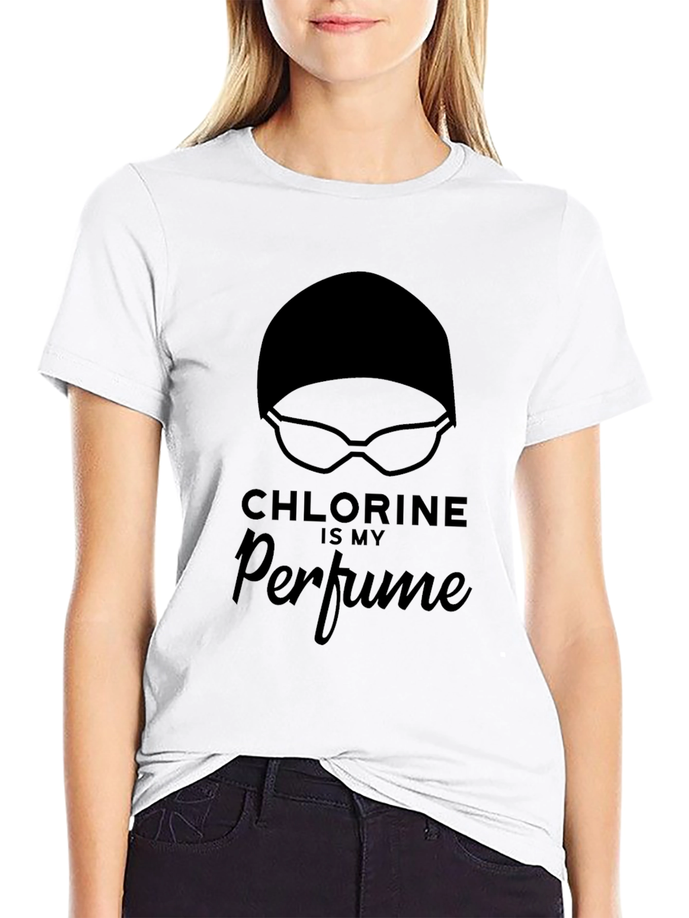 Chlorine is My Perfume Swimmers T-Shirt