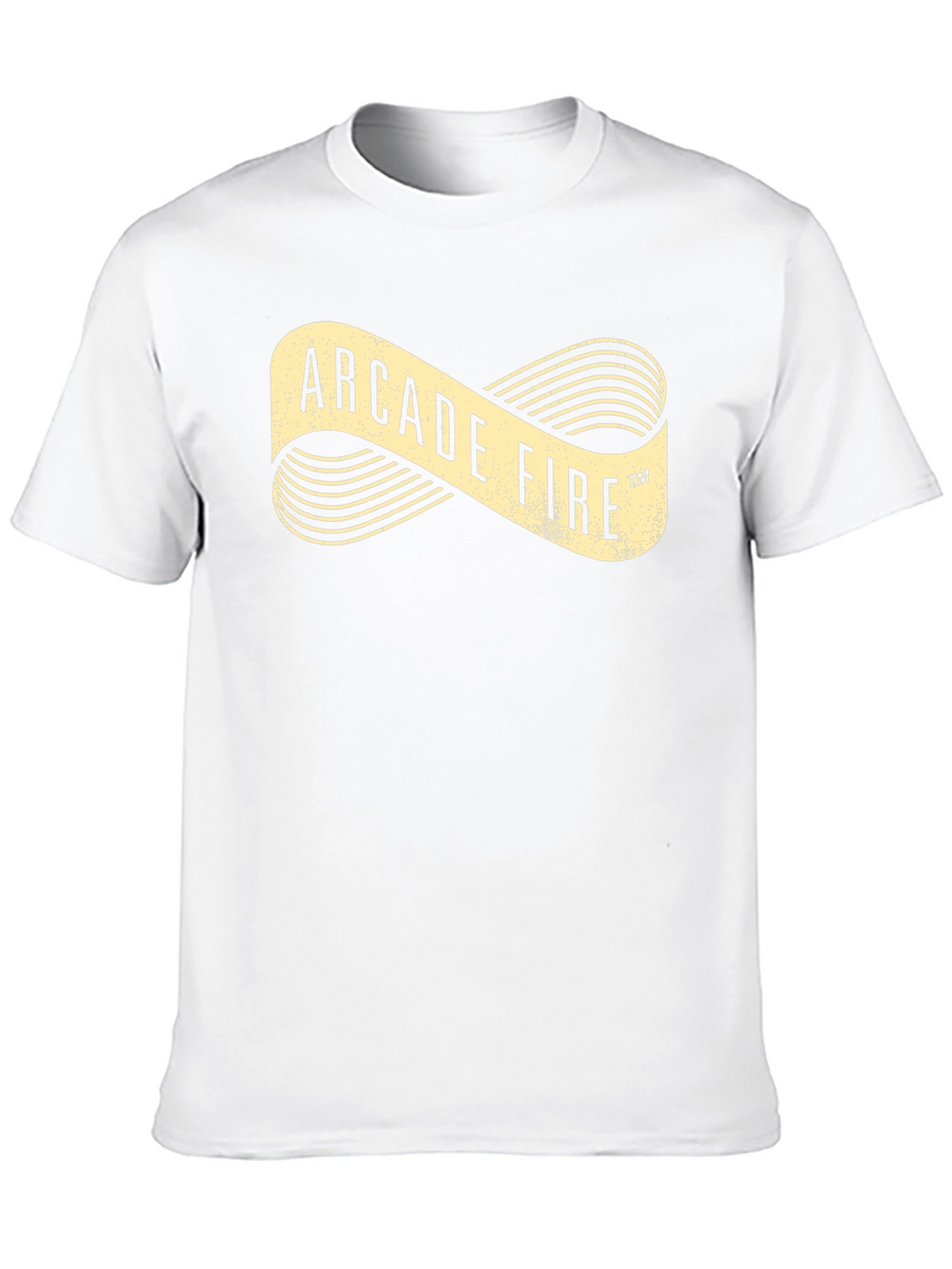 Arcade Fire Graphic Print Black T-Shirt