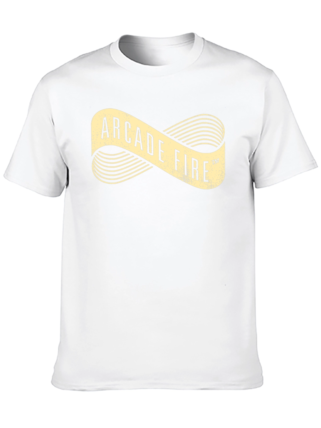 Arcade Fire Graphic Print Black T-Shirt
