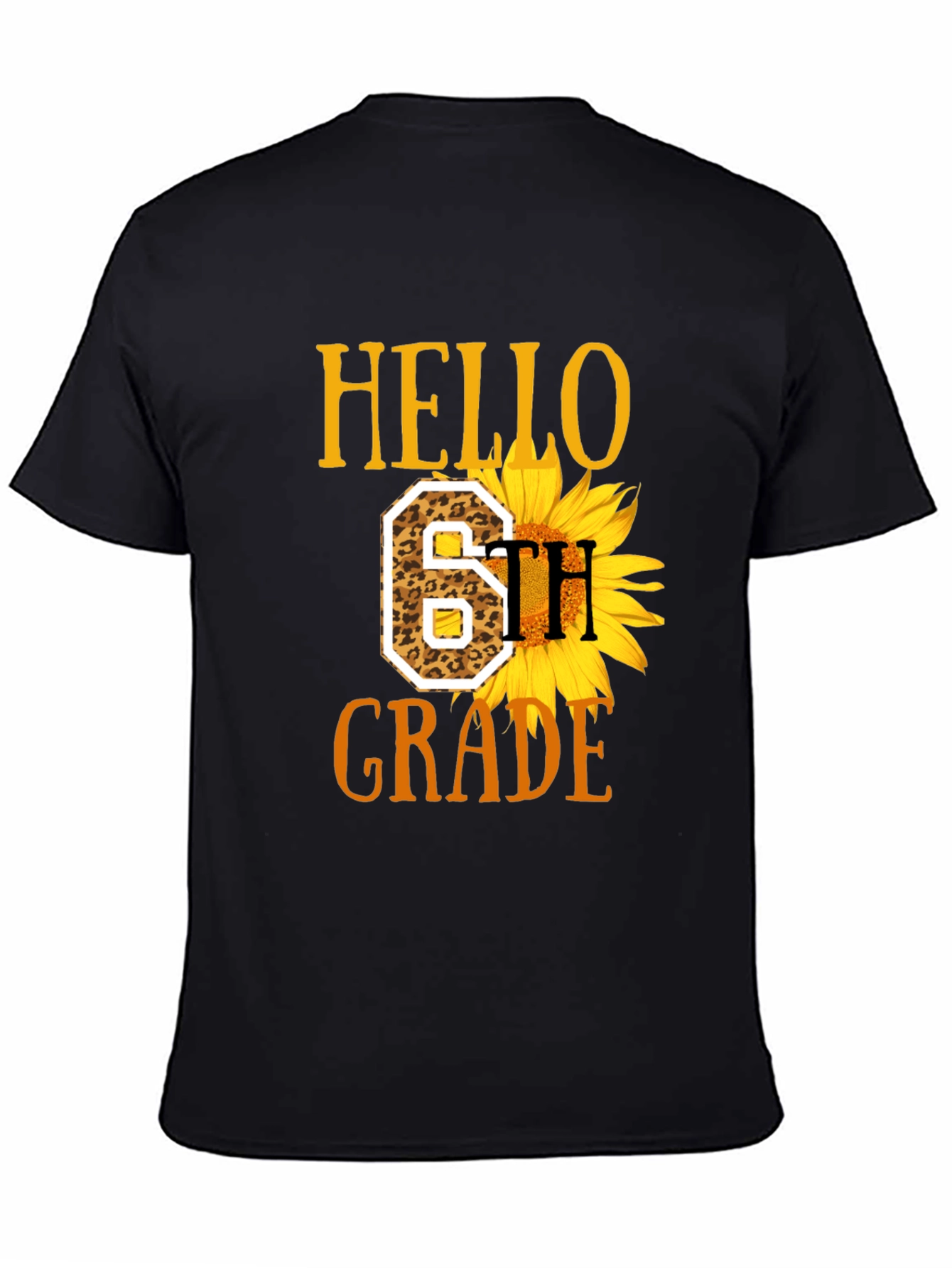 Hello 6th Grade Sunflower T-Shirt