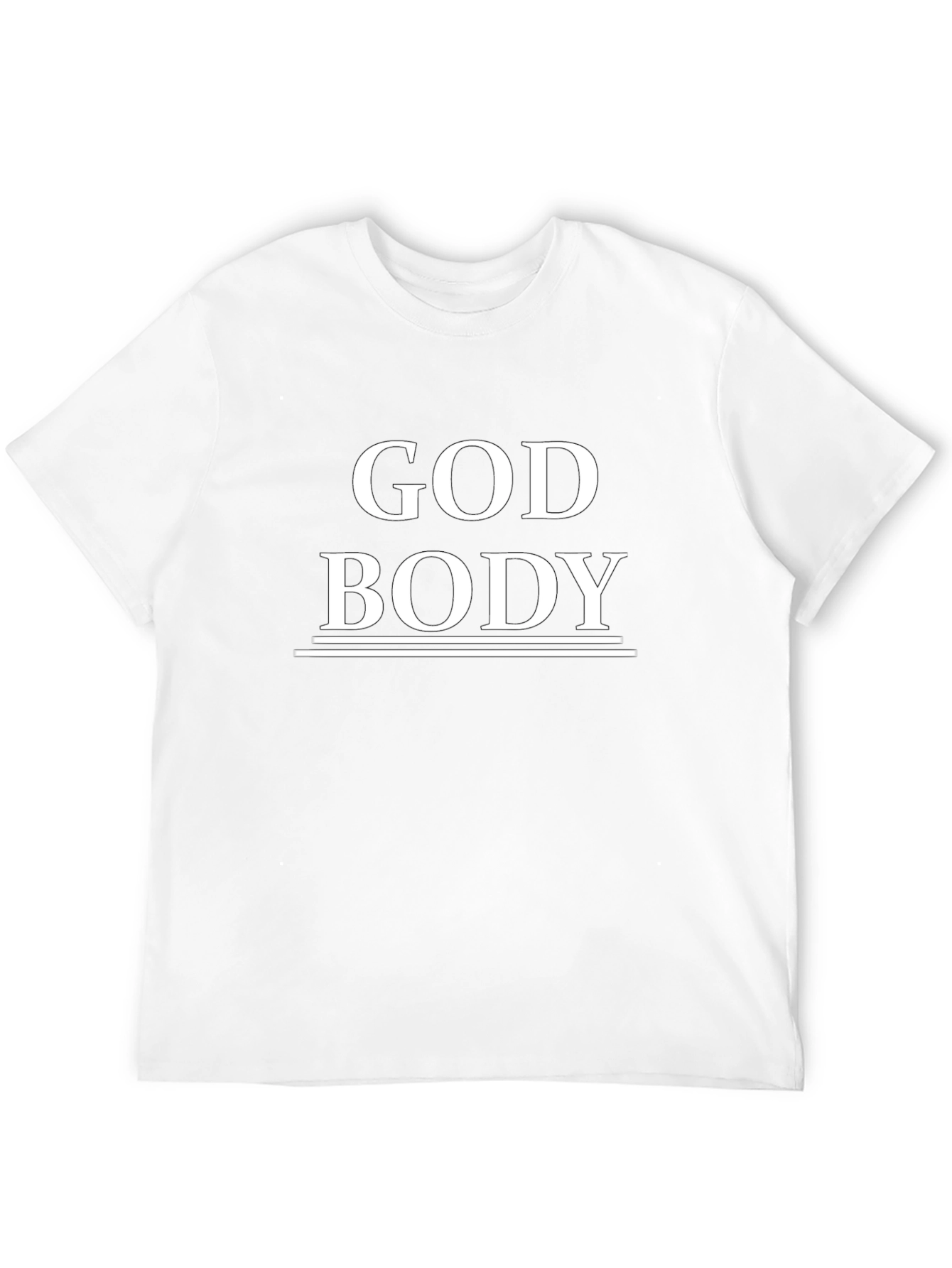 God Body Graphic Tee - Black Cotton T-Shirt