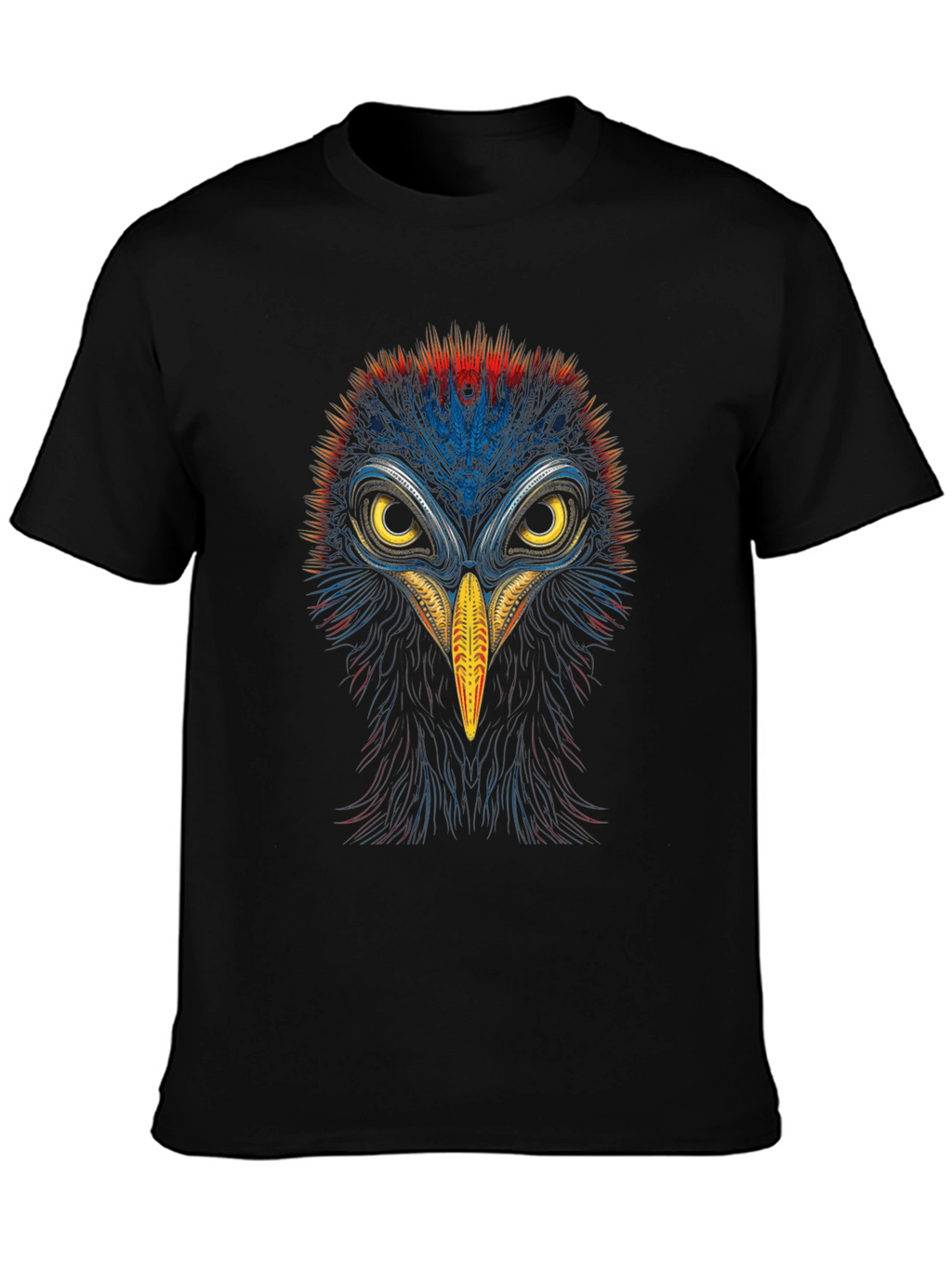 Vibrant Bird Graphic Tee - Bold & Unique Design