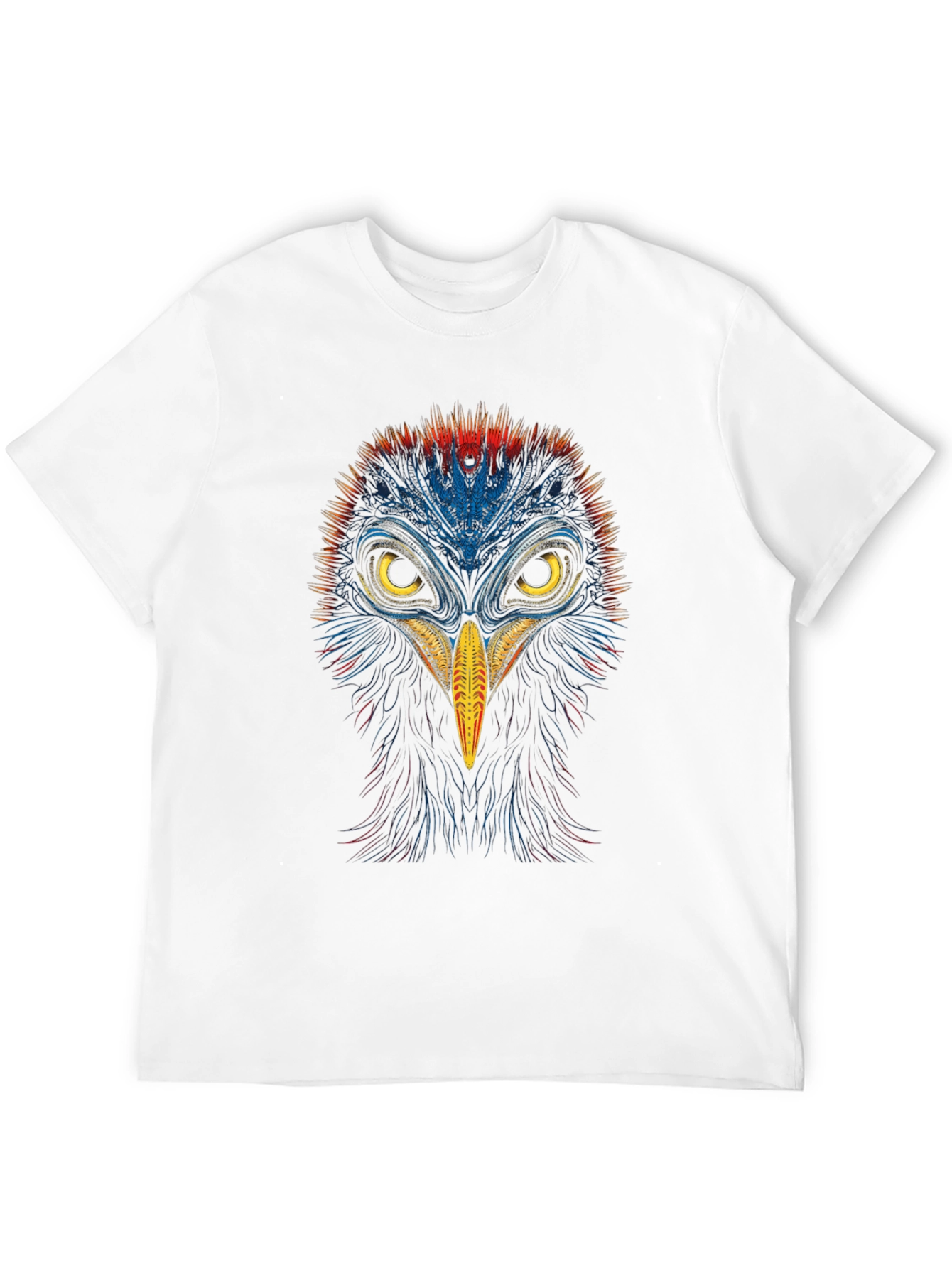 Vibrant Bird Graphic Tee - Bold & Unique Design