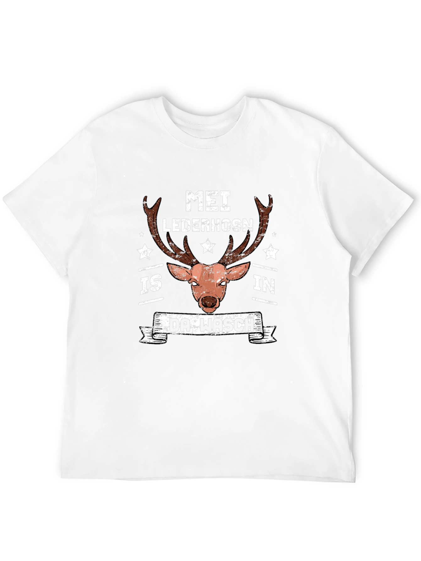 Mei Lederhosn In Da Wasch Deer T-Shirt