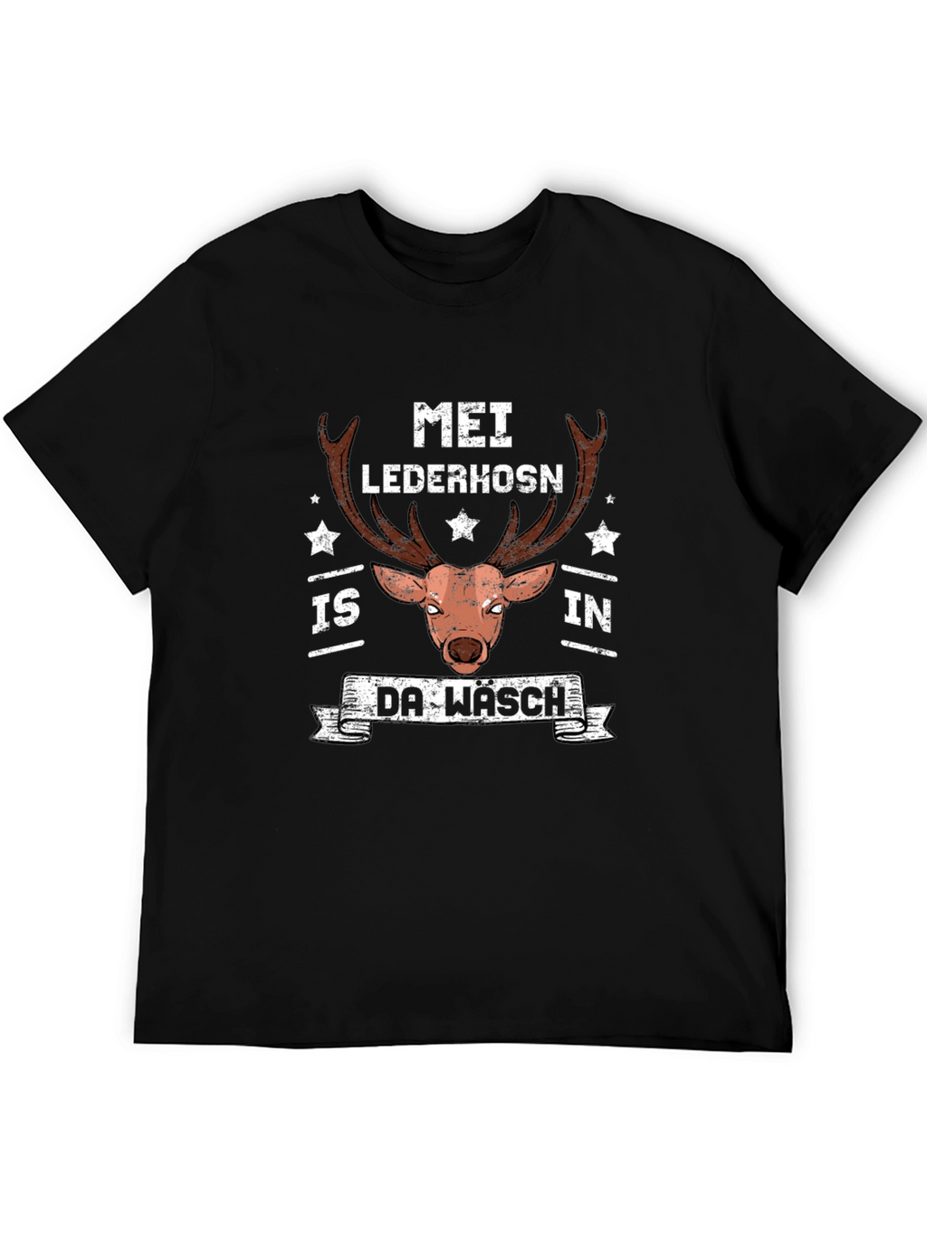 Mei Lederhosn In Da Wasch Deer T-Shirt
