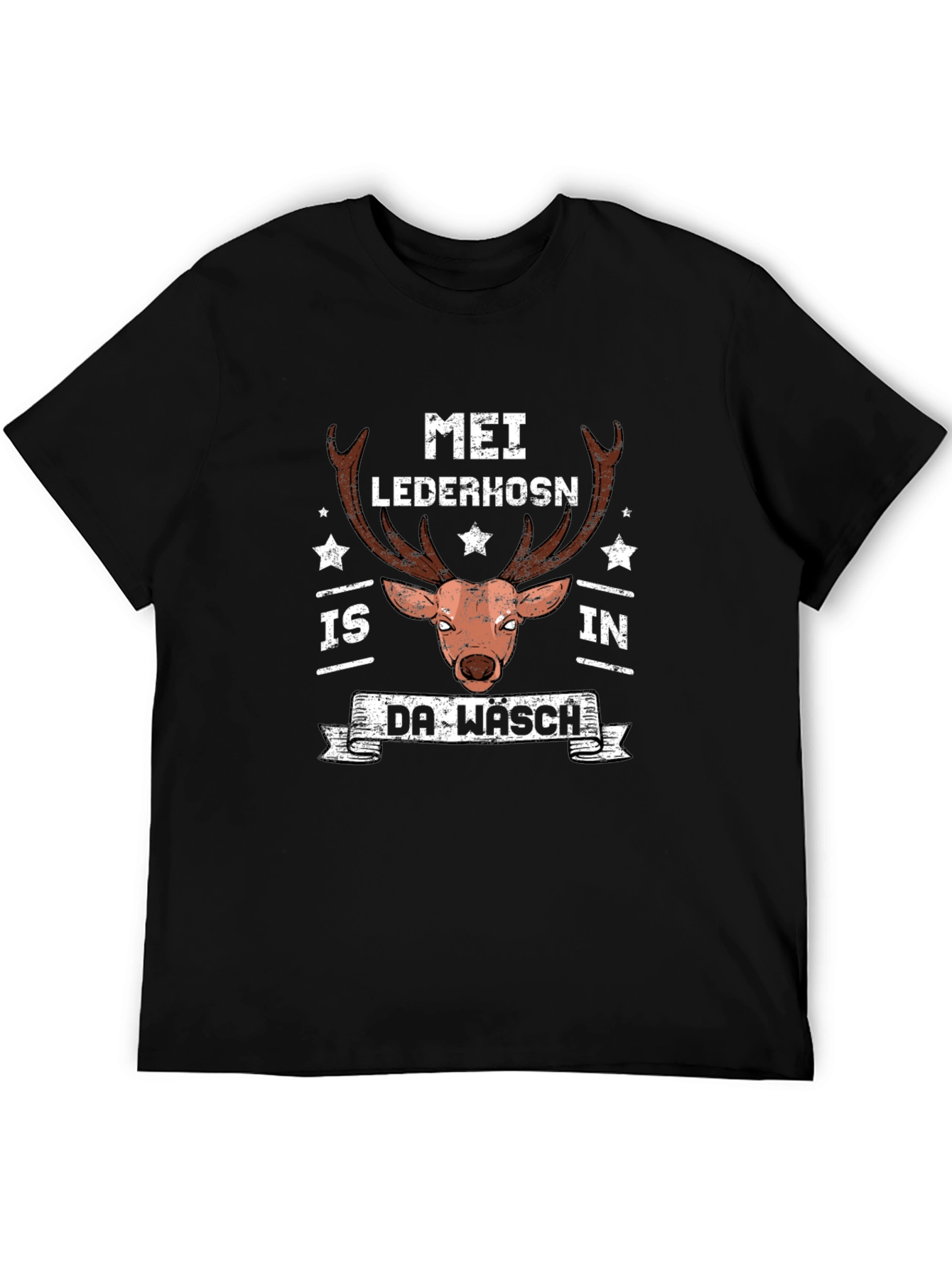 Mei Lederhosn In Da Wasch Deer T-Shirt