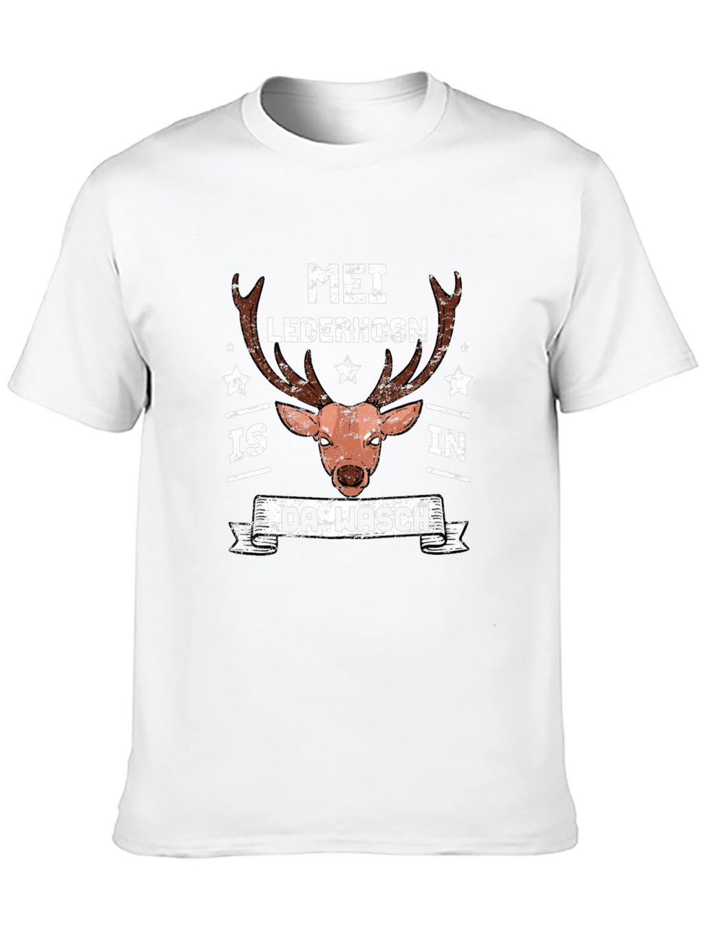 Mei Lederhosn In Da Wasch Deer T-Shirt