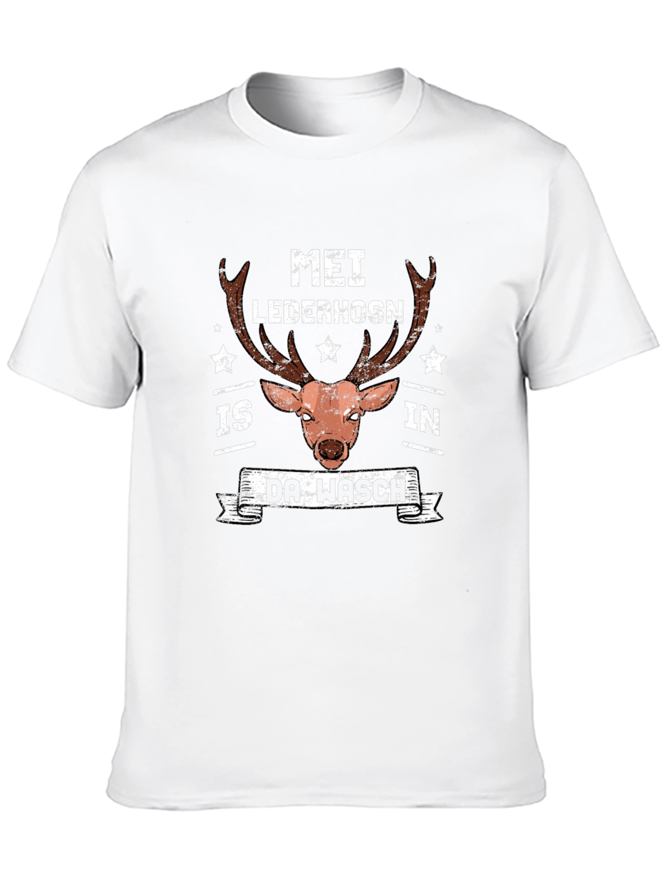 Mei Lederhosn In Da Wasch Deer T-Shirt