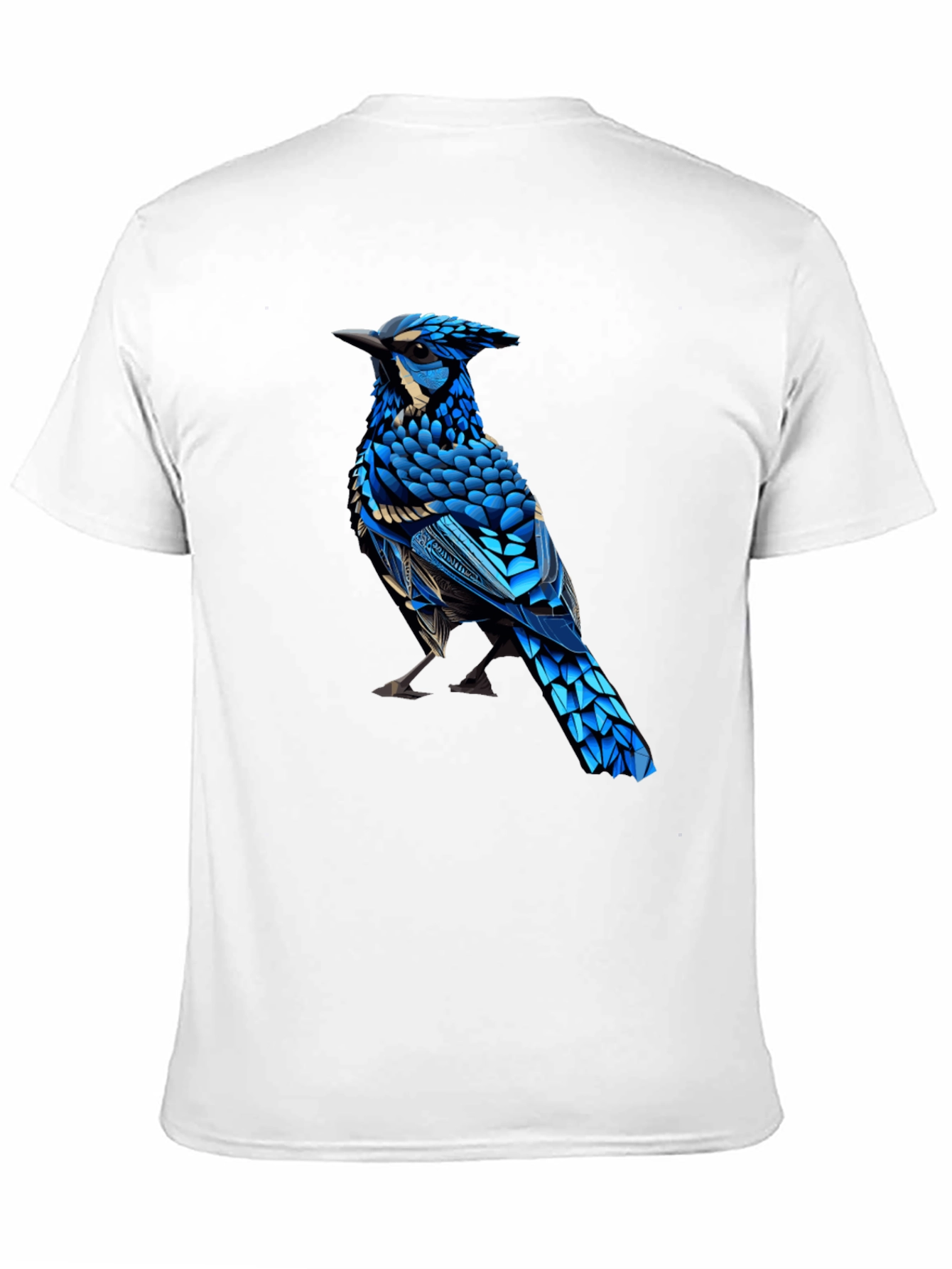 Blue Jay Graphic Print Crew Neck T-Shirt