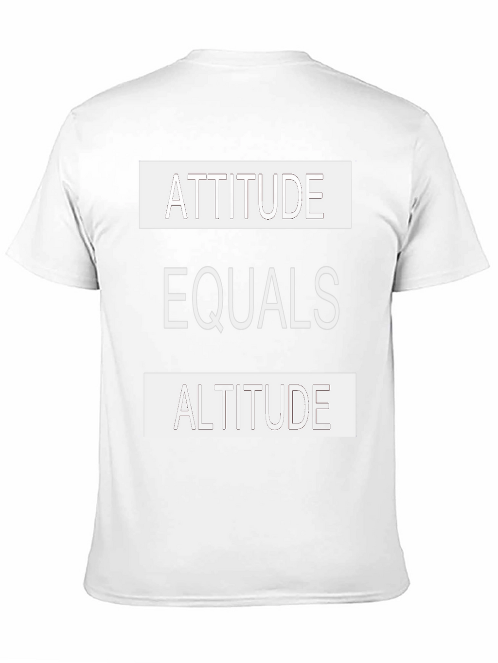 Attitude Equals Altitude Graphic Tee - Black