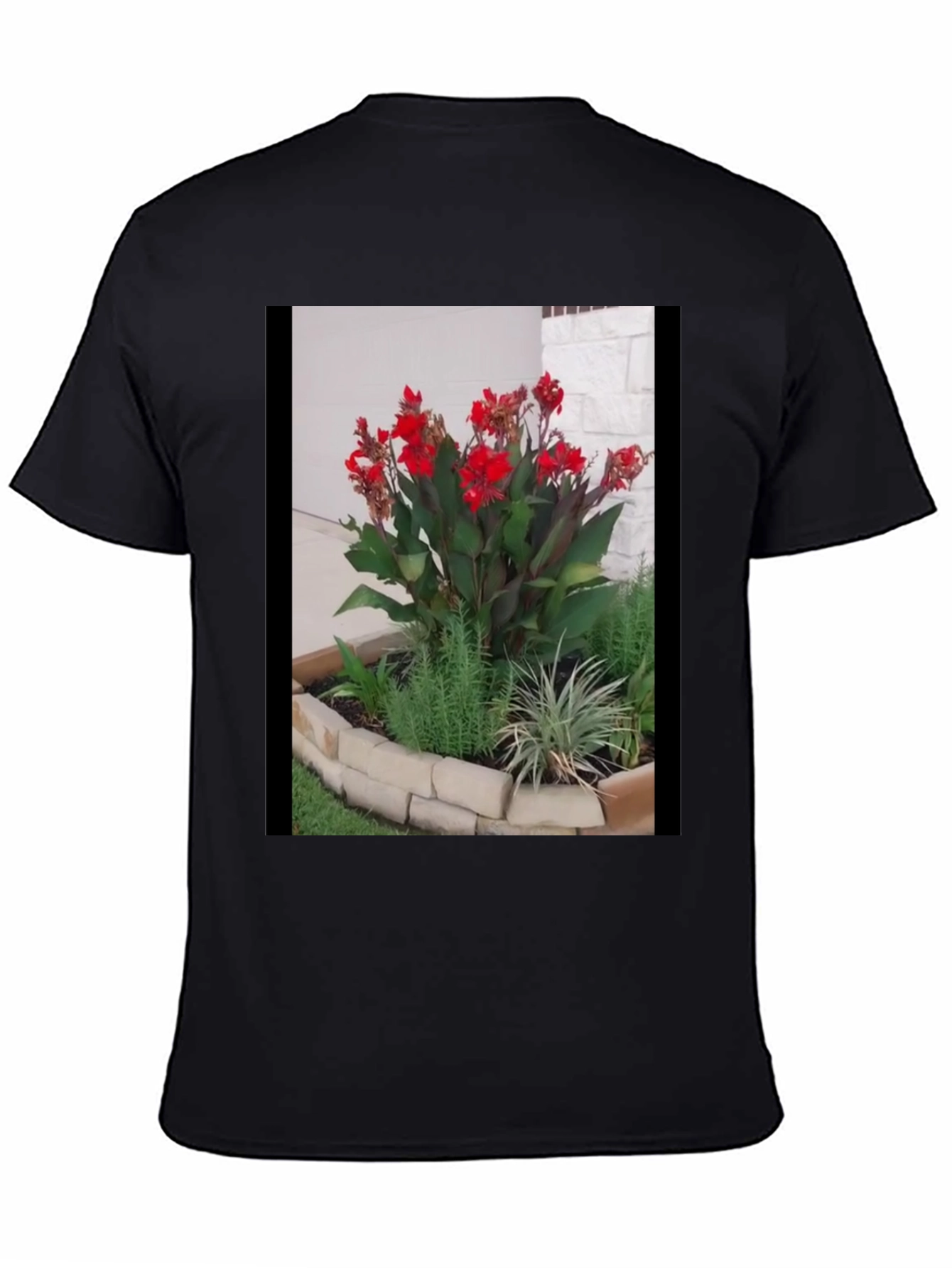 Floral Graphic Tee - Unique Garden Design