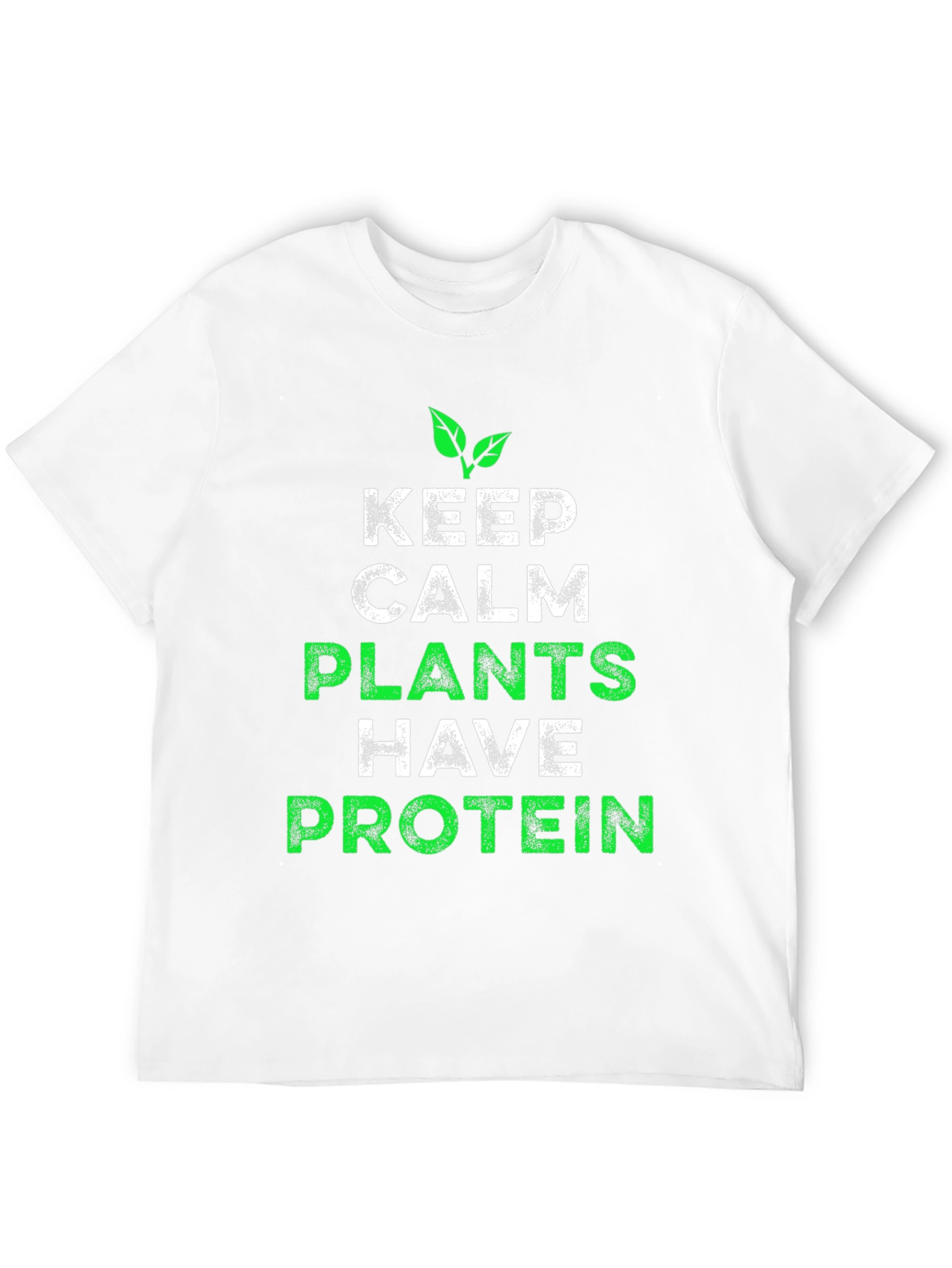 Vegan Protein T-Shirt - Keep Calm Plants Have Protein!